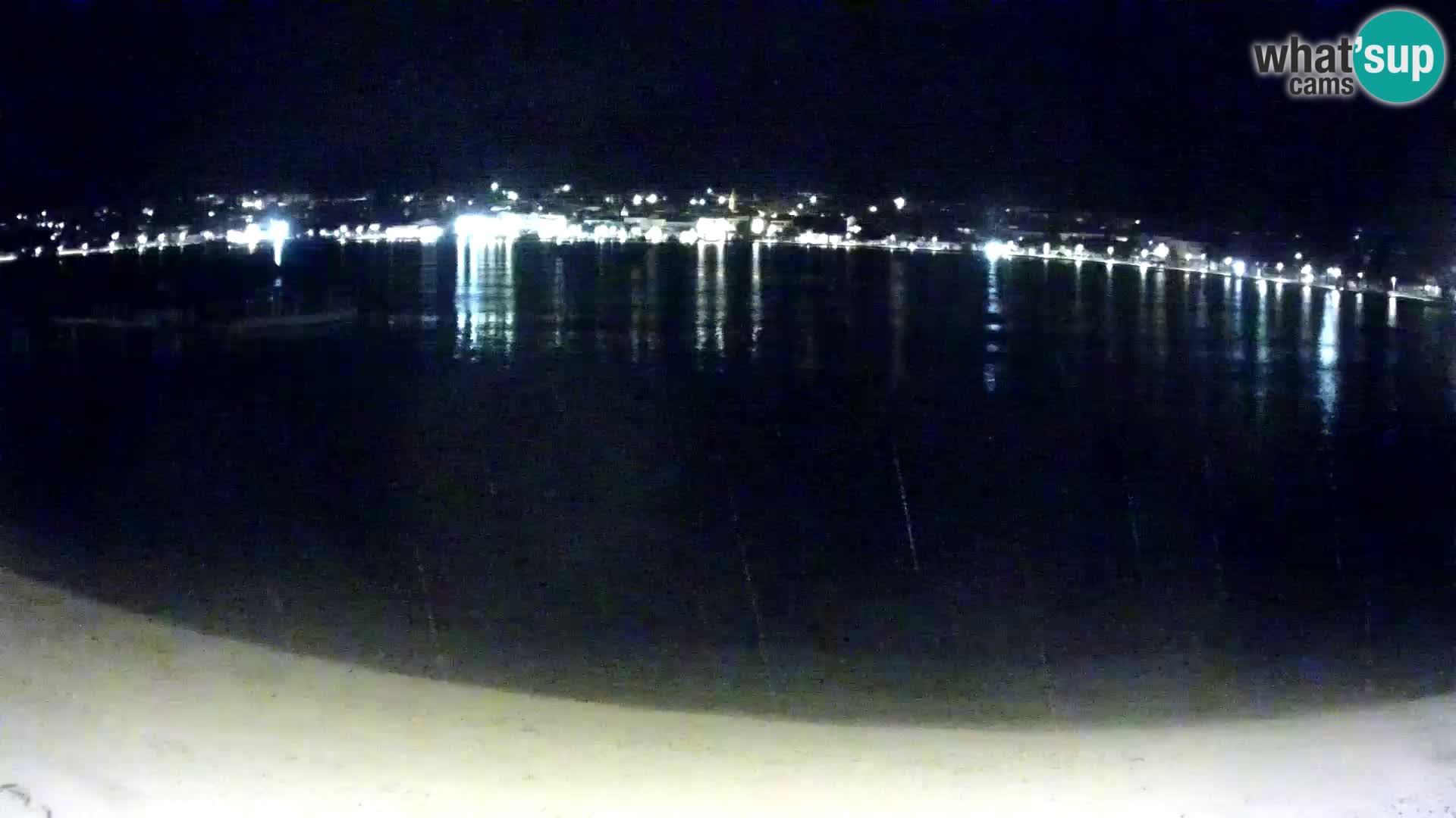 Novalja webcam – spiaggia cittadina