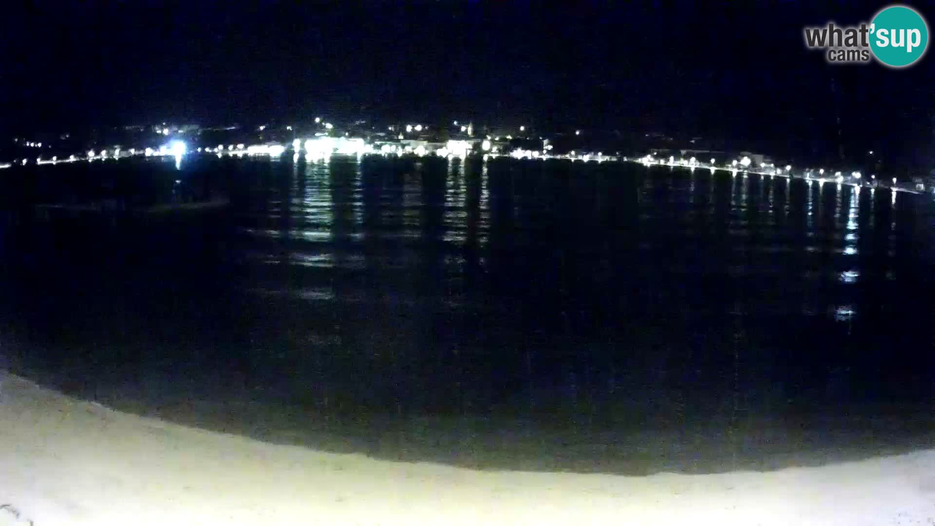Novalja livecam – plage de la ville