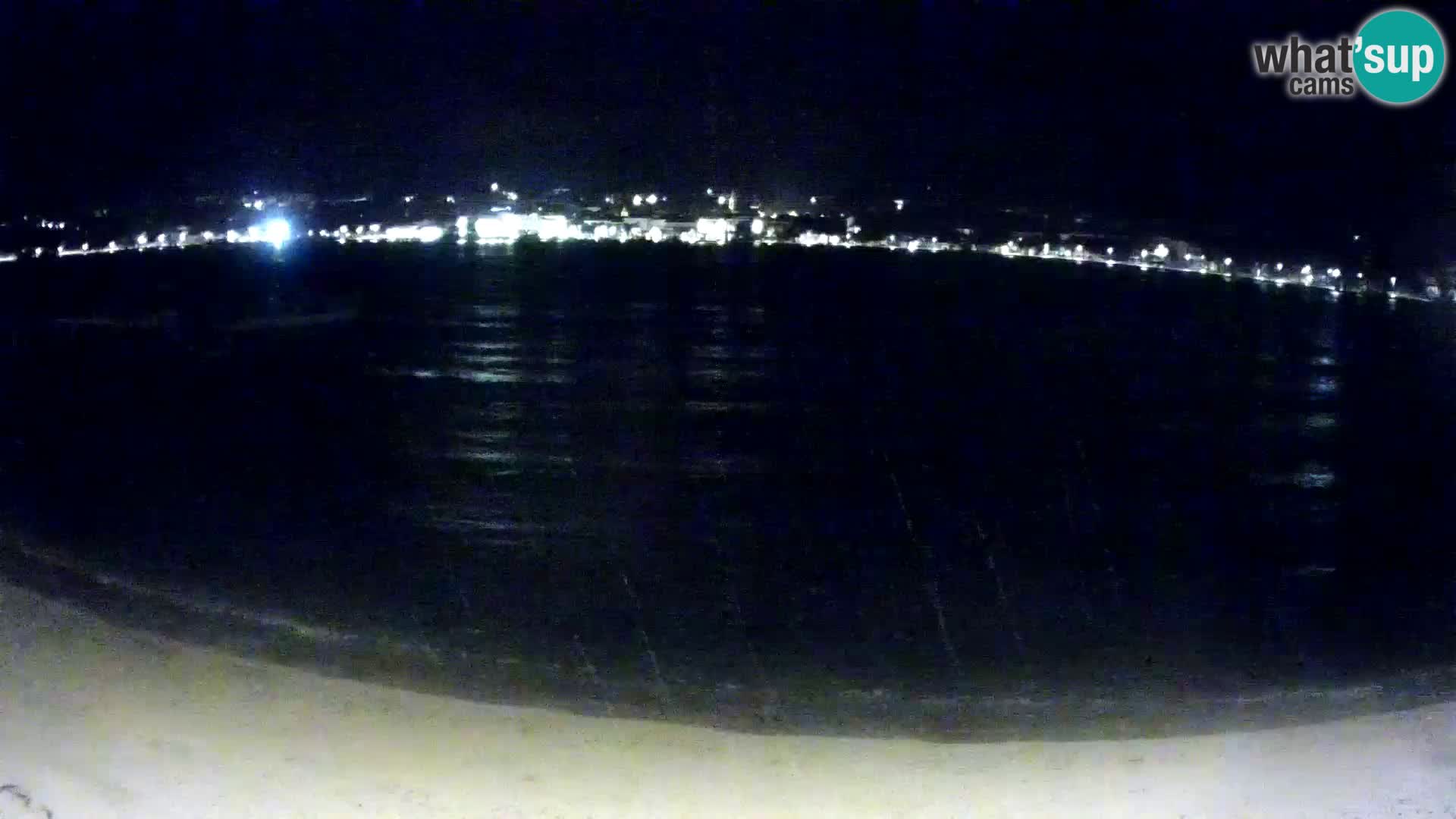 Novalja livecam – plage de la ville