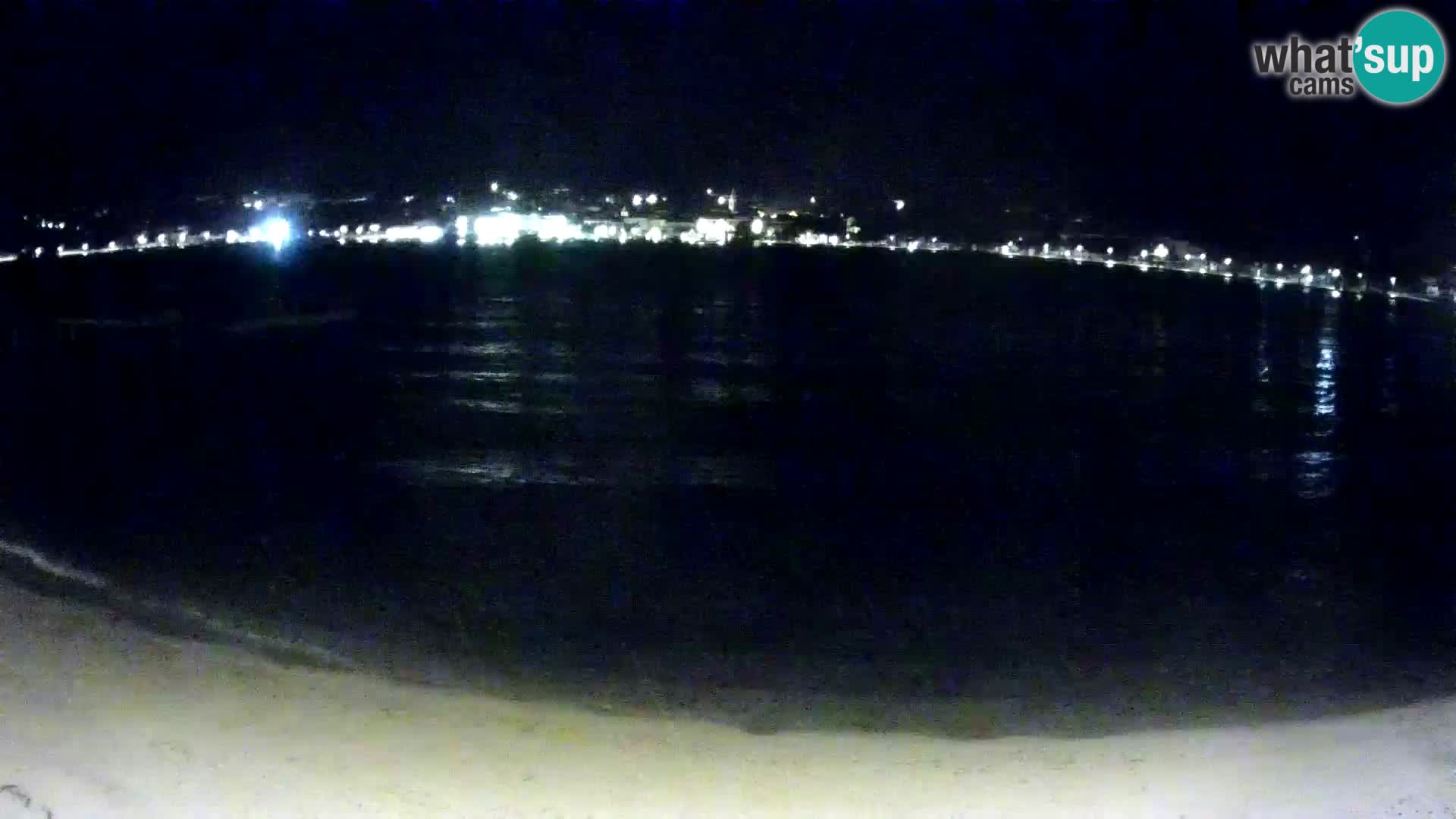 Novalja en vivo – playa de la ciudad