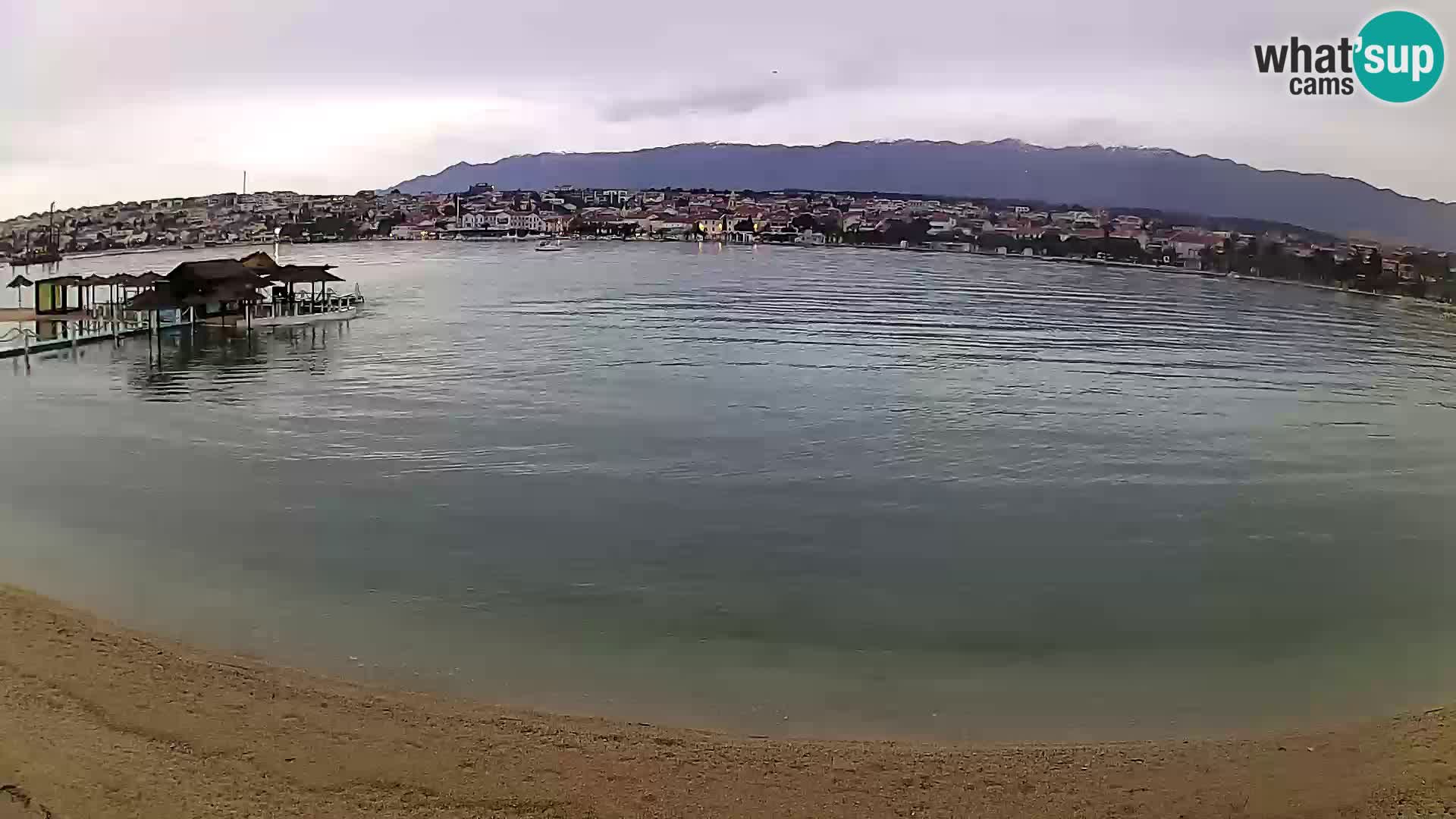 Novalja Kamera v živo – mestna plaža
