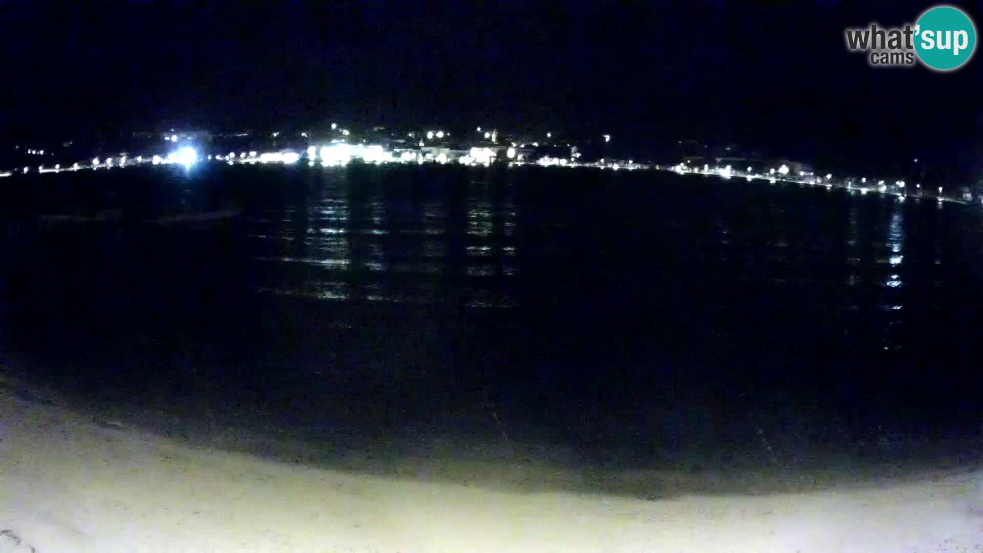 Novalja livecam – plage de la ville