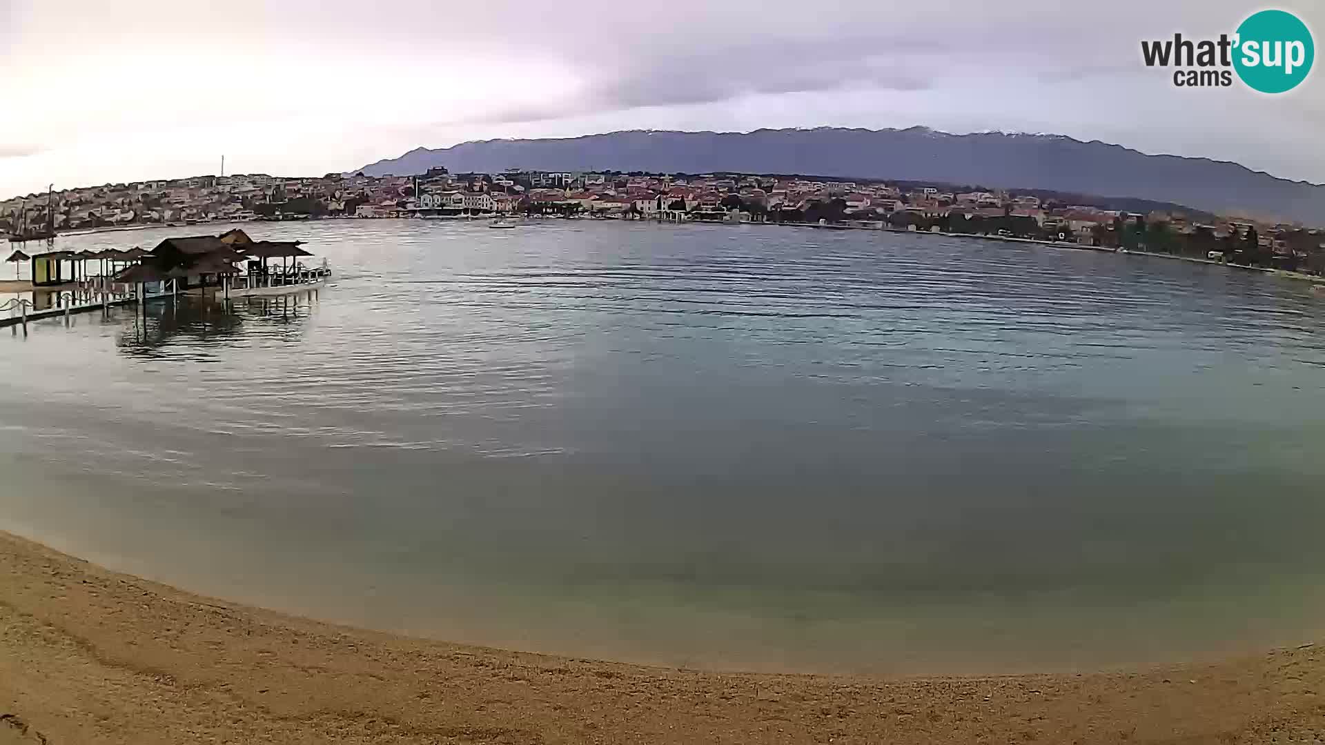 Live webcam Novalja – The Town beach