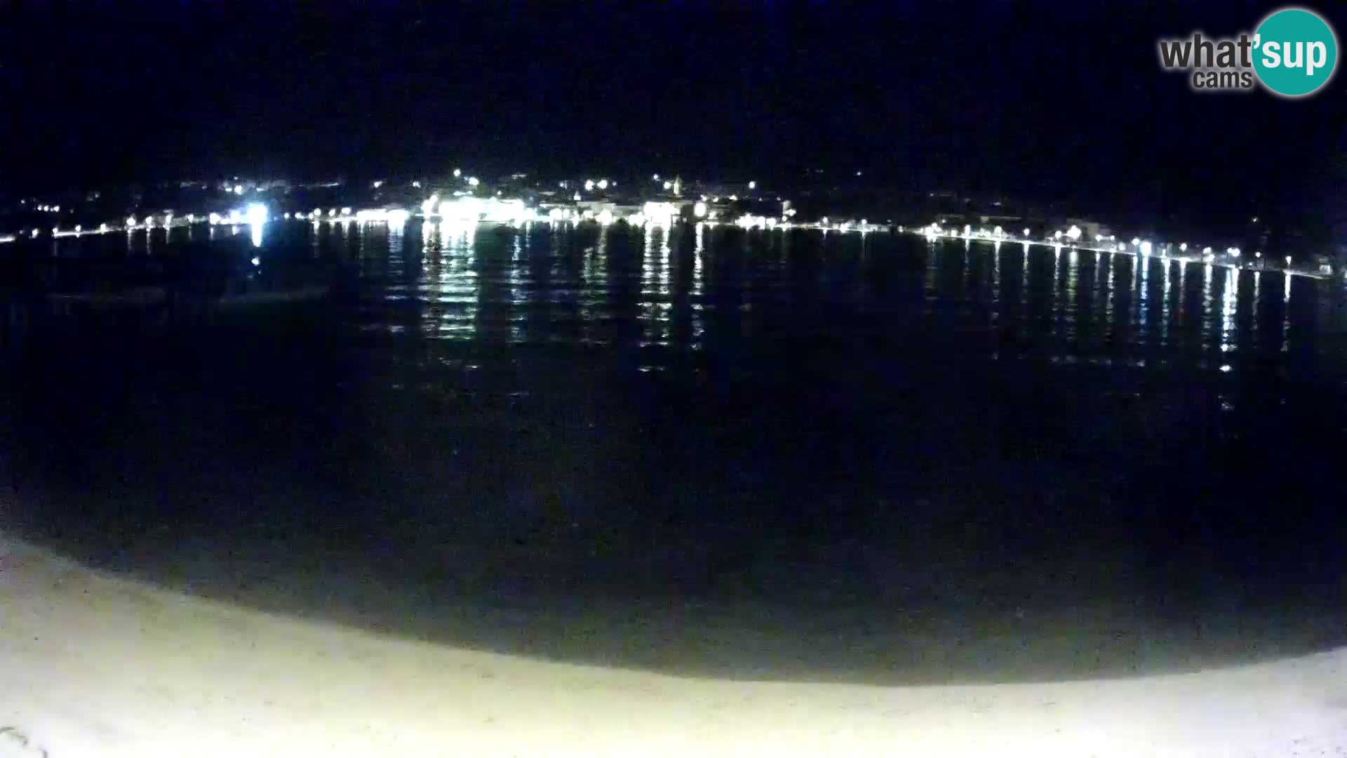 Novalja en vivo – playa de la ciudad
