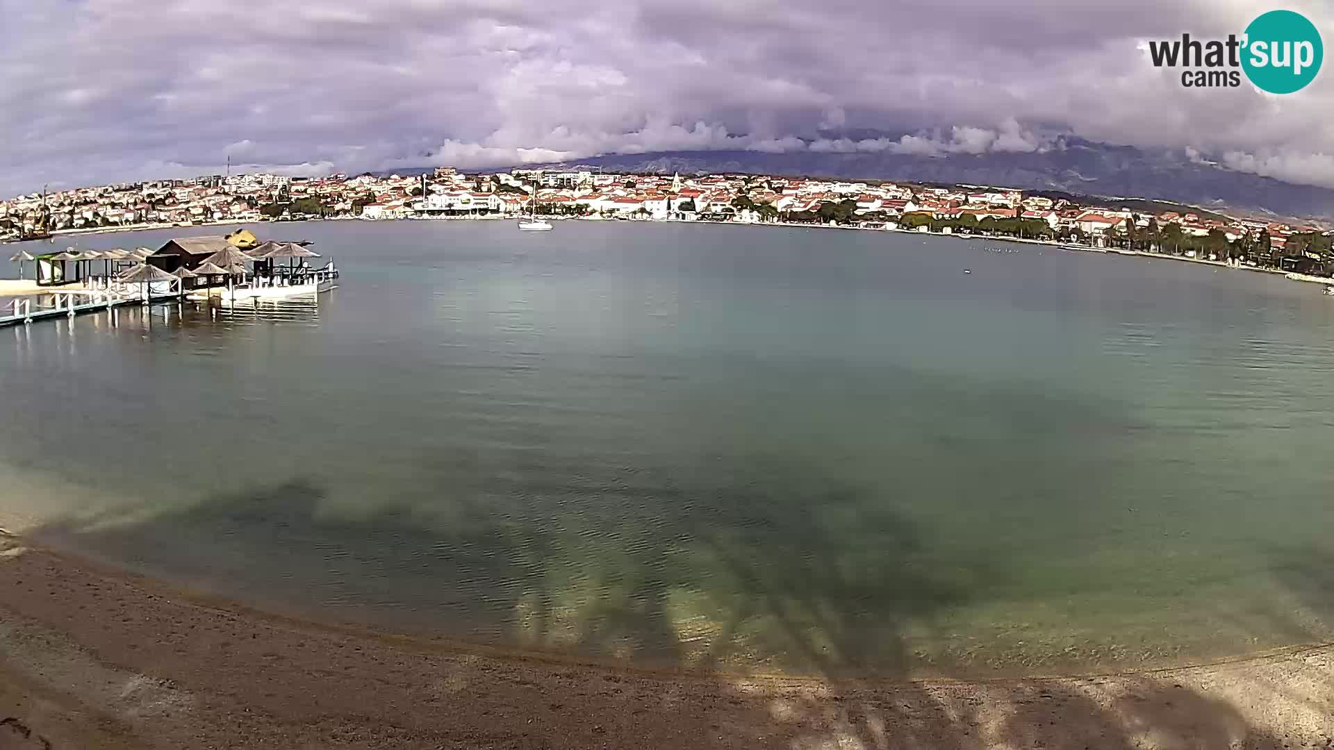 Novalja webcam – spiaggia cittadina