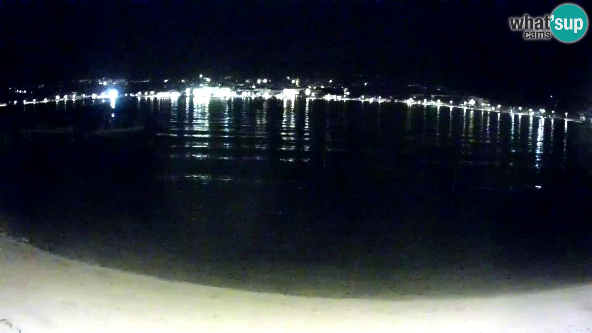 Novalja webcam – spiaggia cittadina