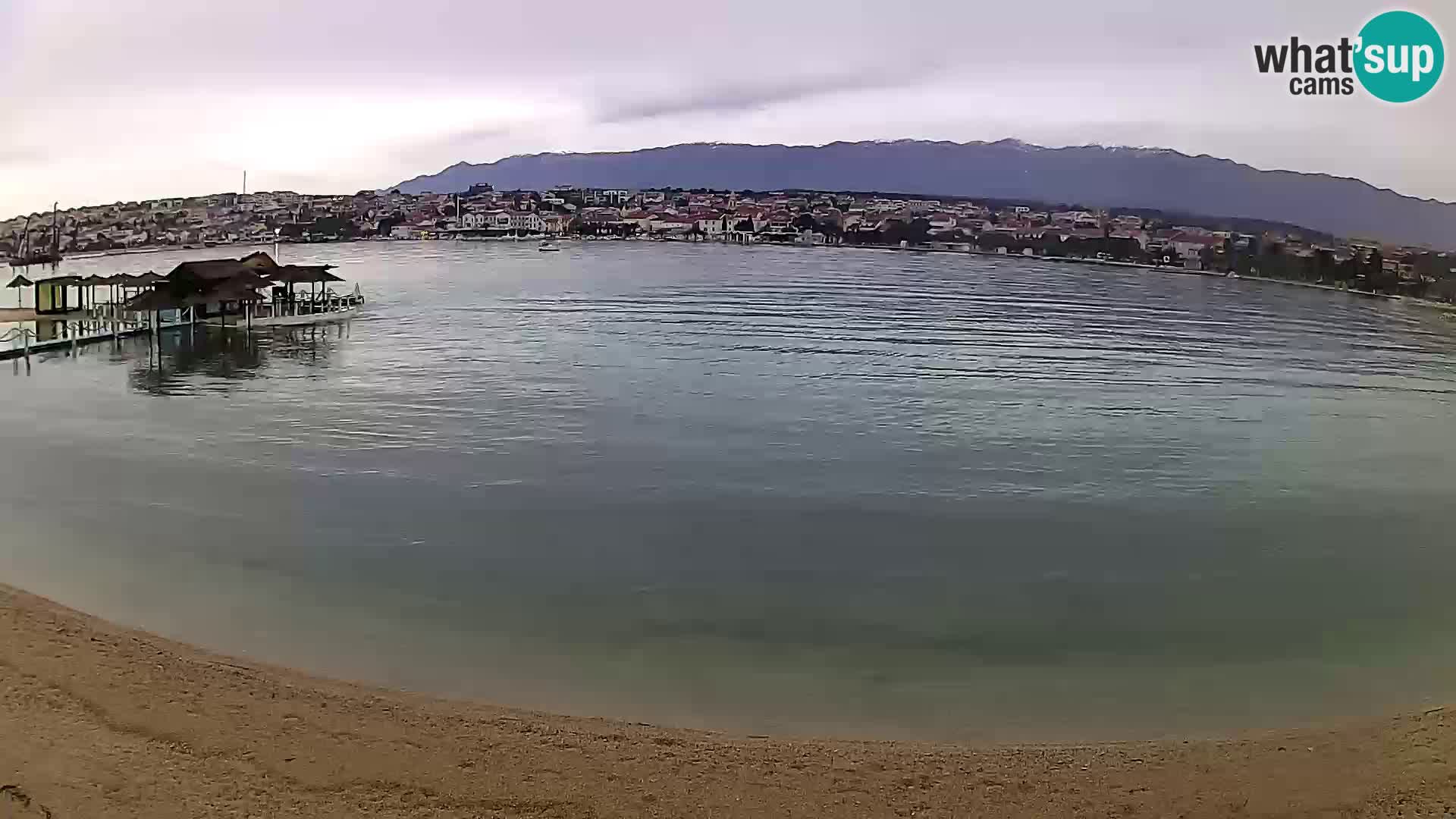 Novalja Kamera v živo – mestna plaža