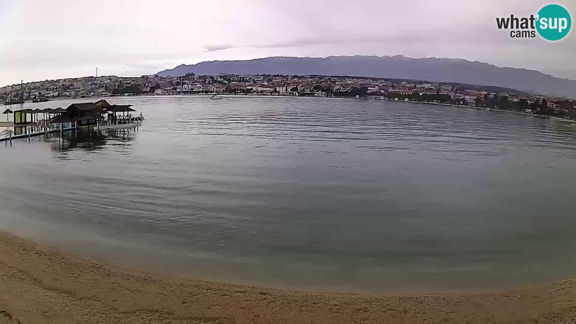 Live webcam Novalja – The Town beach