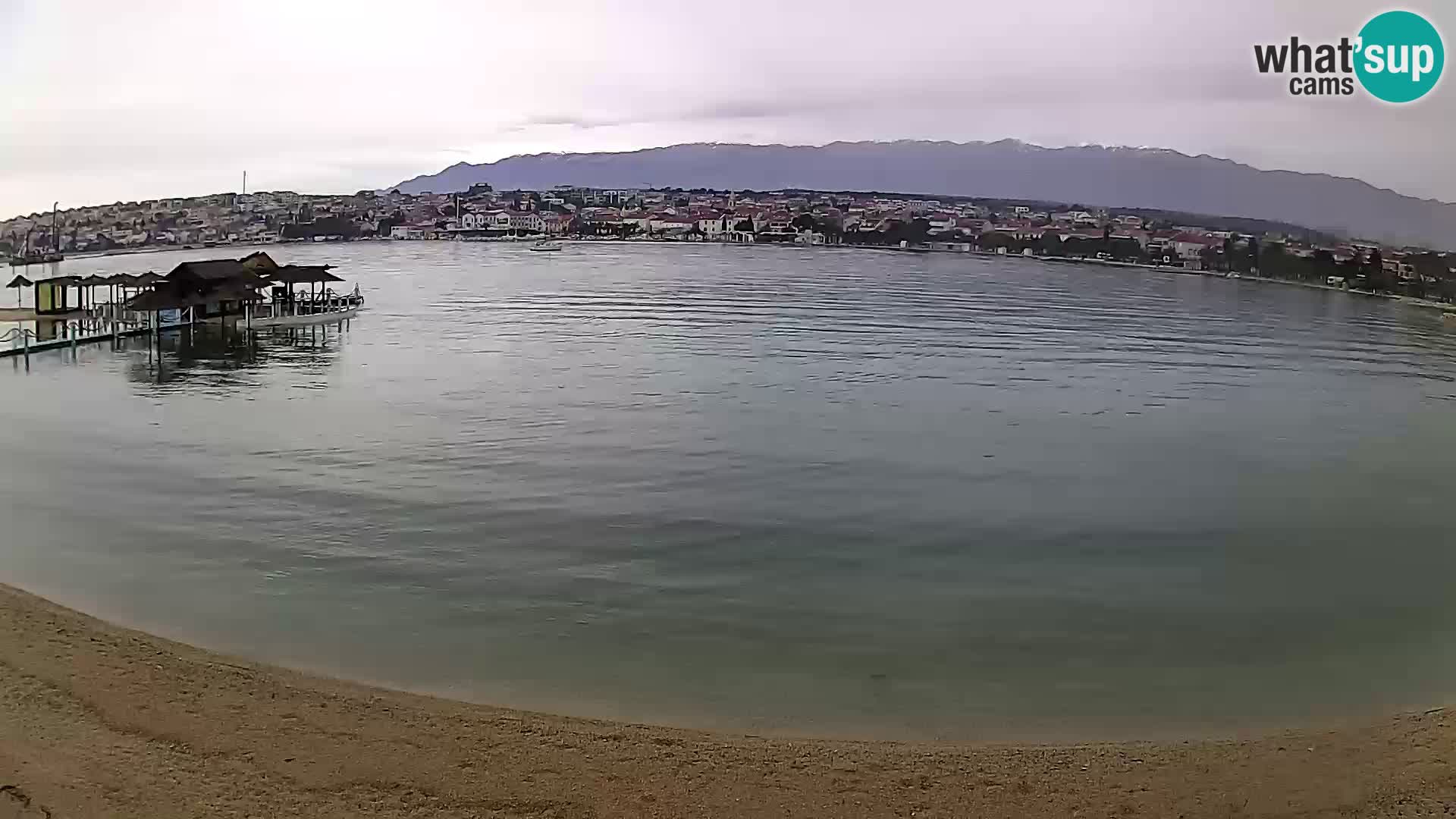 Novalja Kamera v živo – mestna plaža