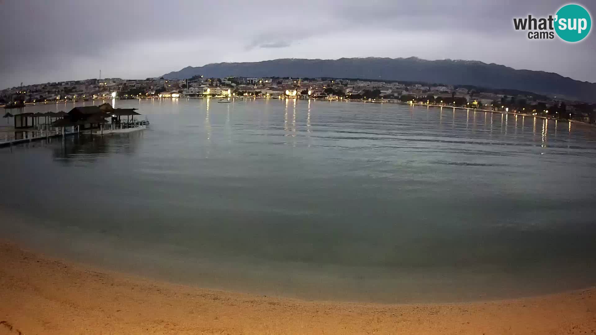 Live webcam Novalja – The Town beach