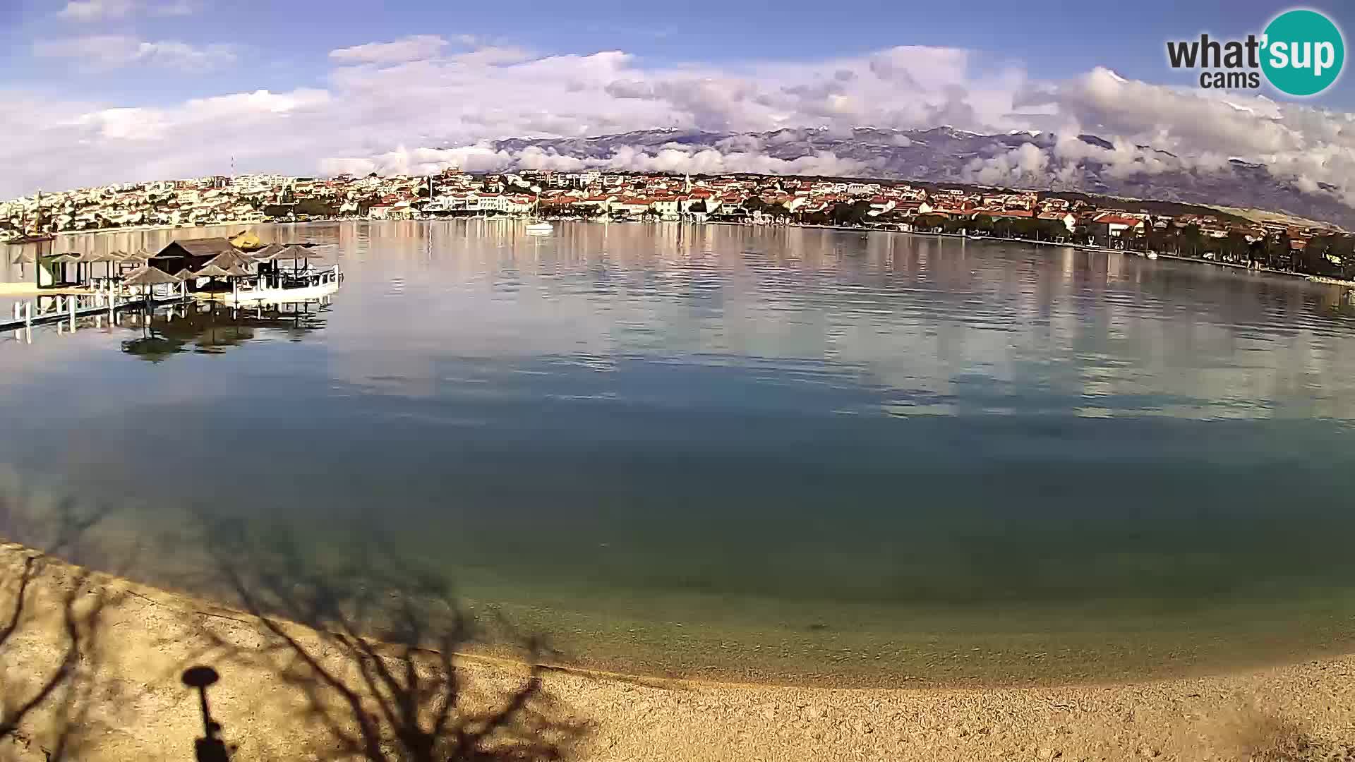 Live webcam Novalja – The Town beach