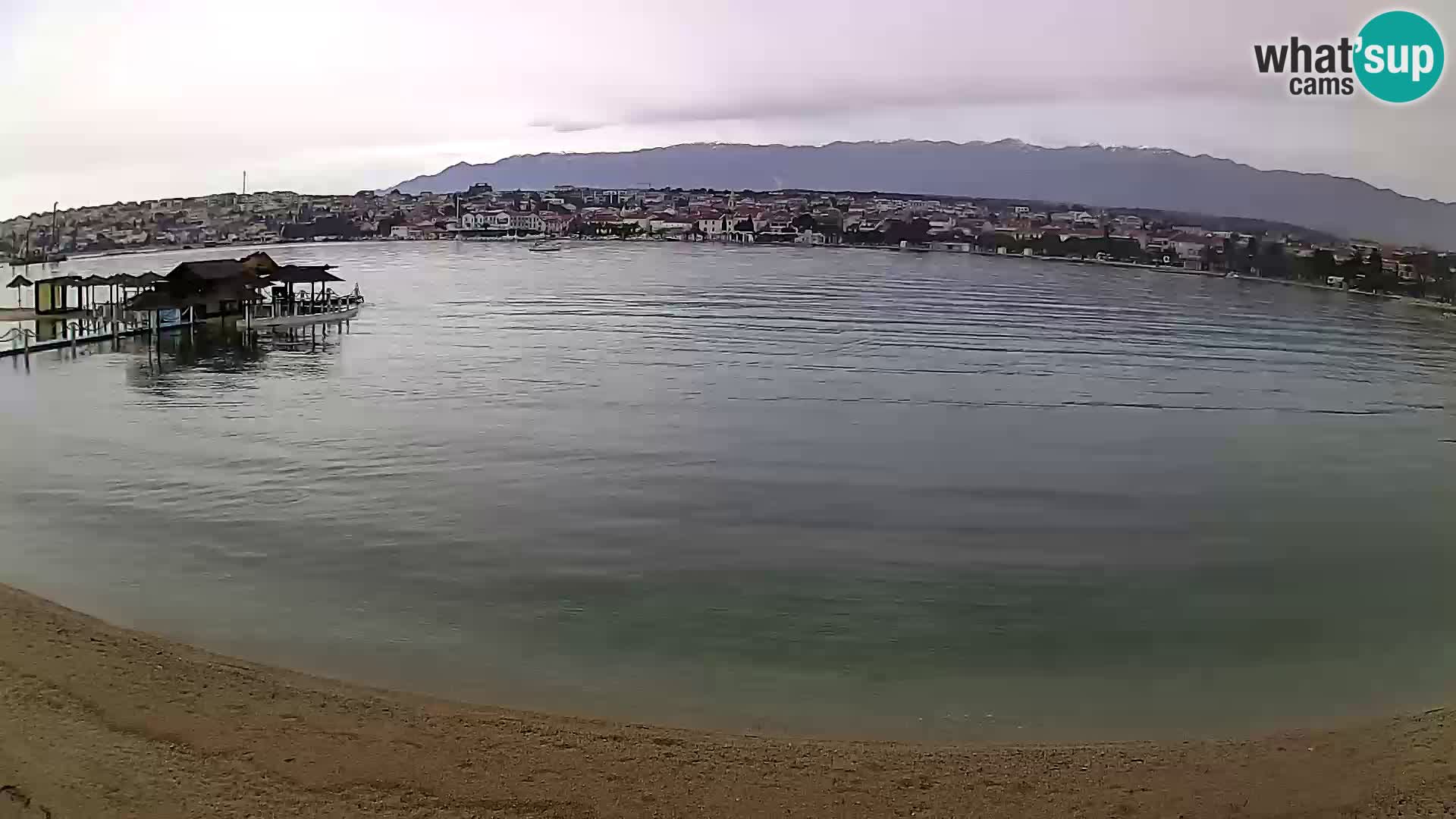 Novalja Kamera v živo – mestna plaža