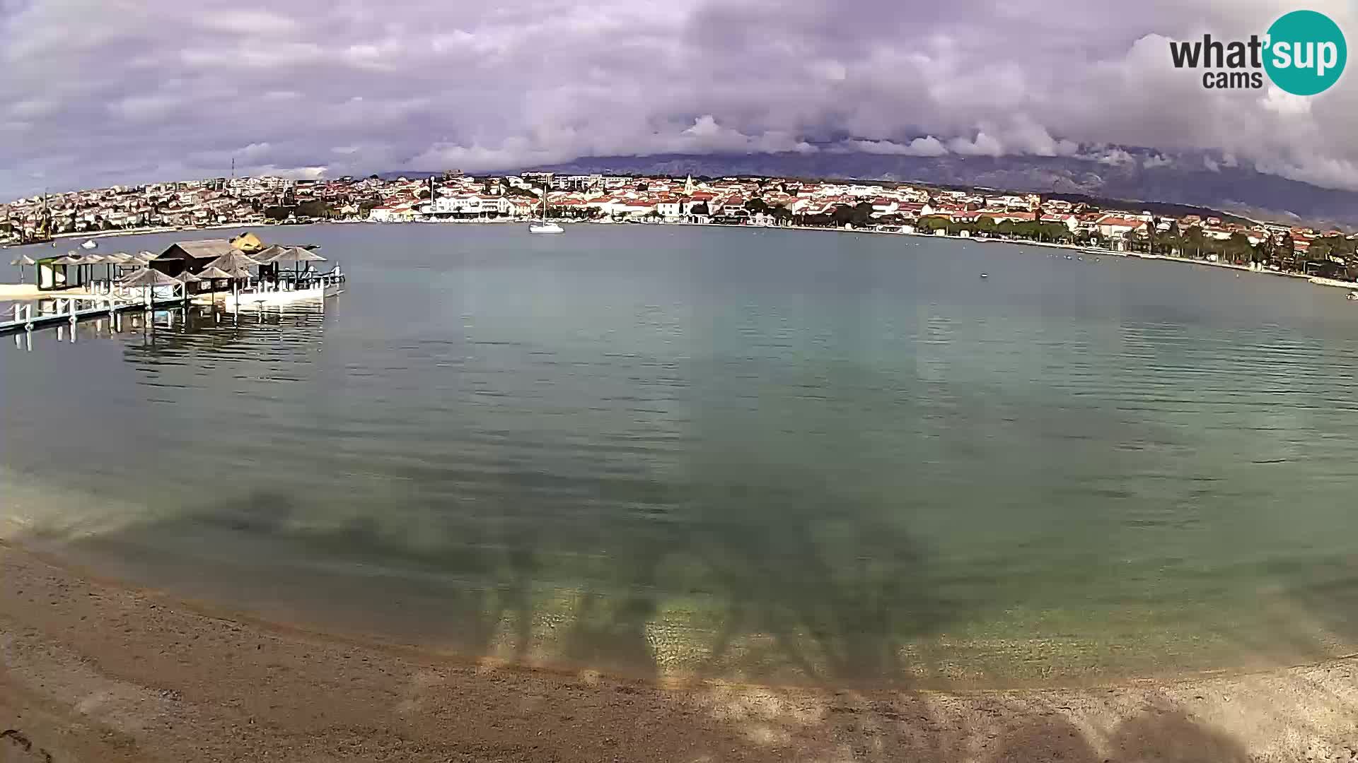 Novalja livecam – plage de la ville