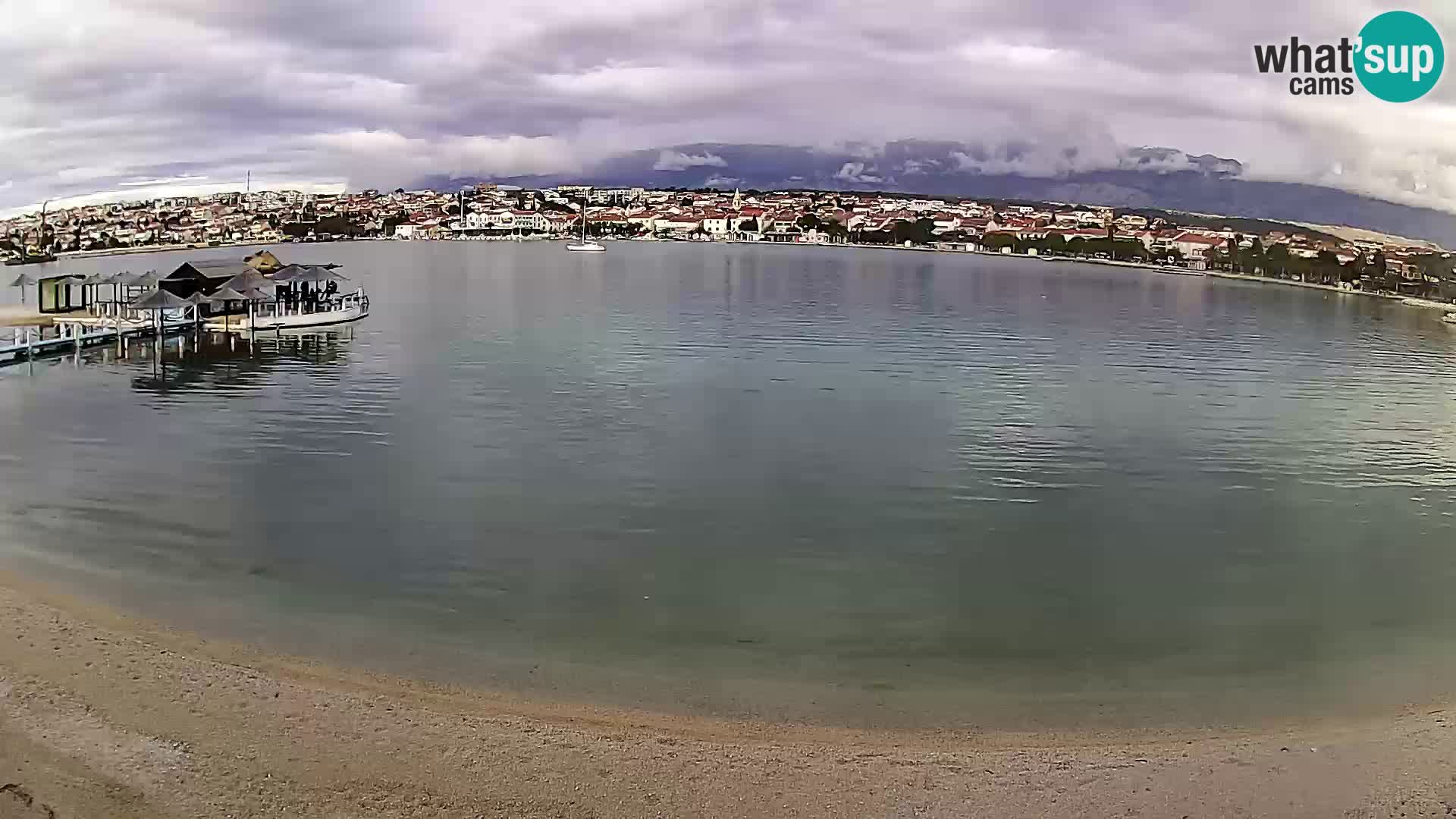 Novalja webcam – spiaggia cittadina