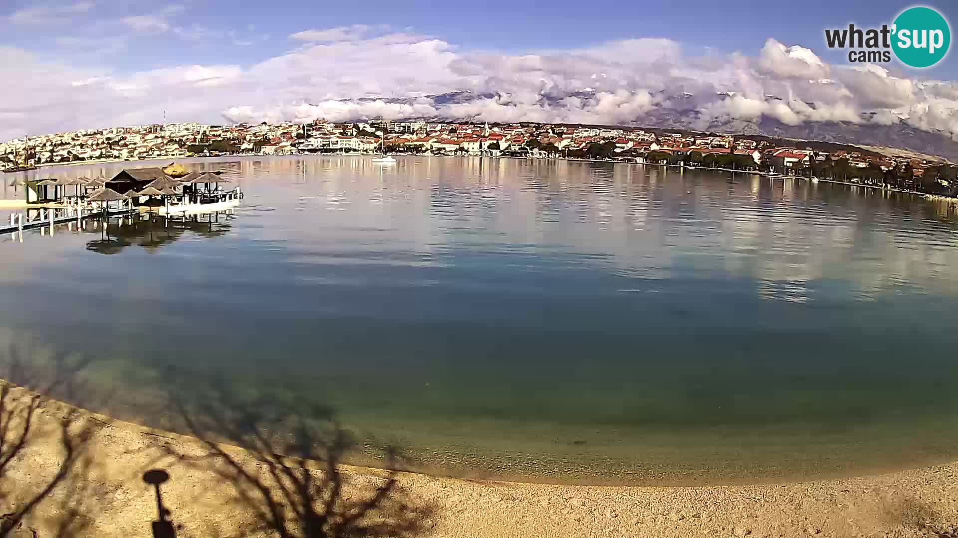 Novalja webcam – spiaggia cittadina