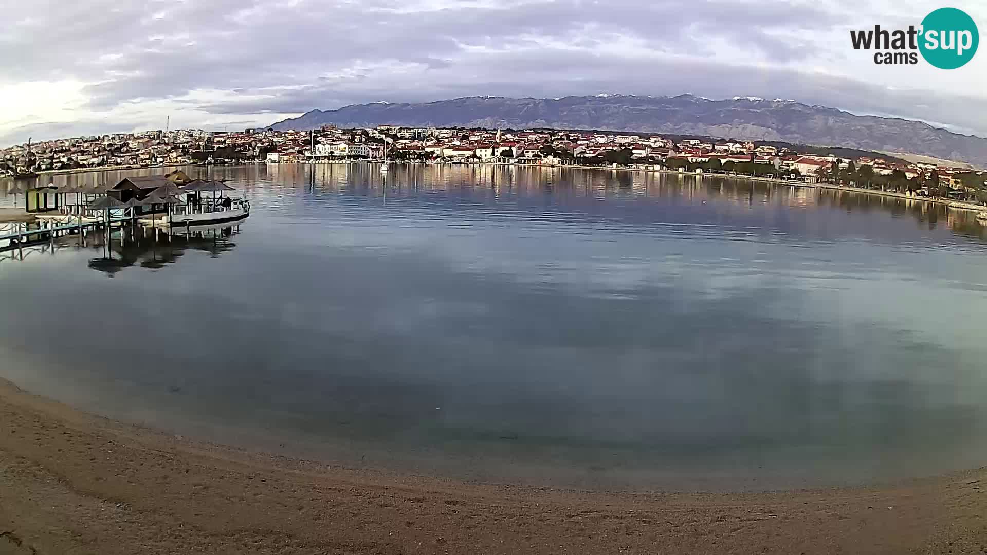 Novalja Kamera v živo – mestna plaža