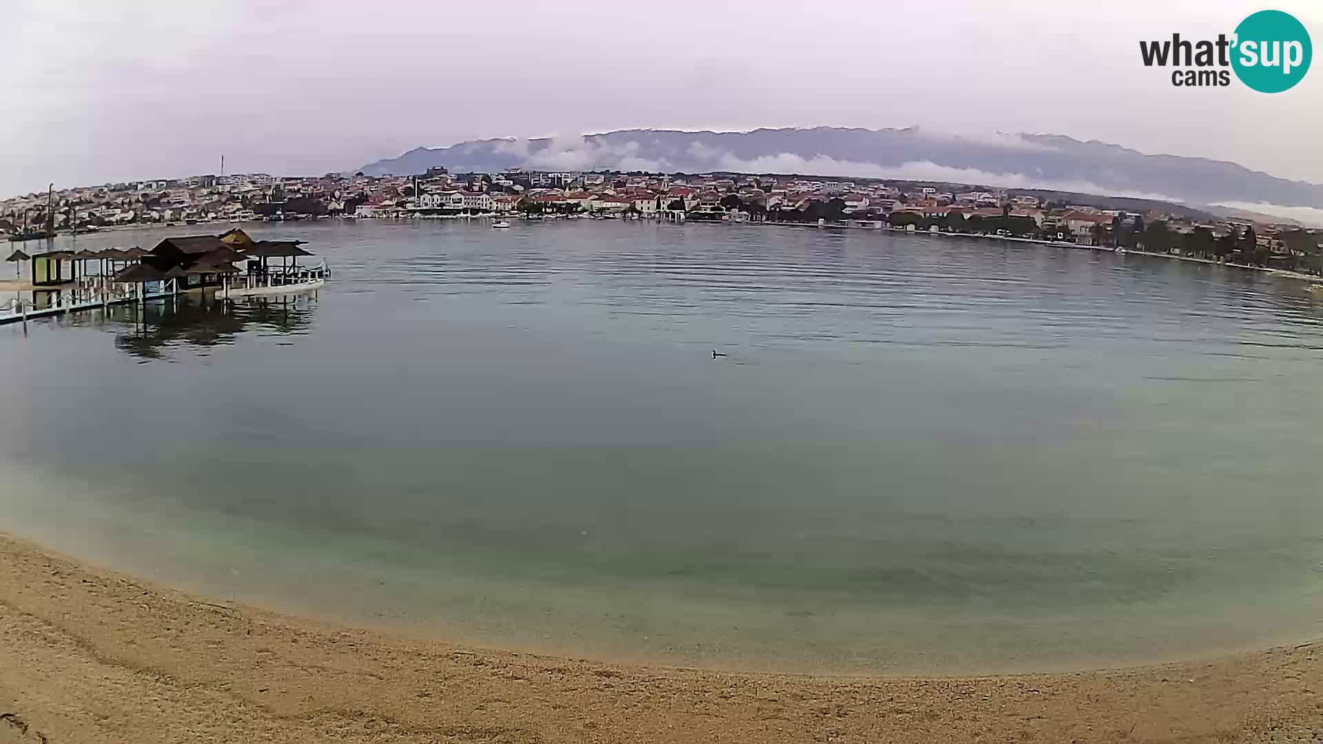 Novalja Kamera v živo – mestna plaža