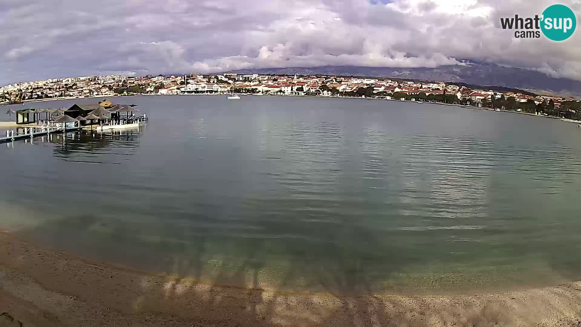 Novalja webcam – spiaggia cittadina