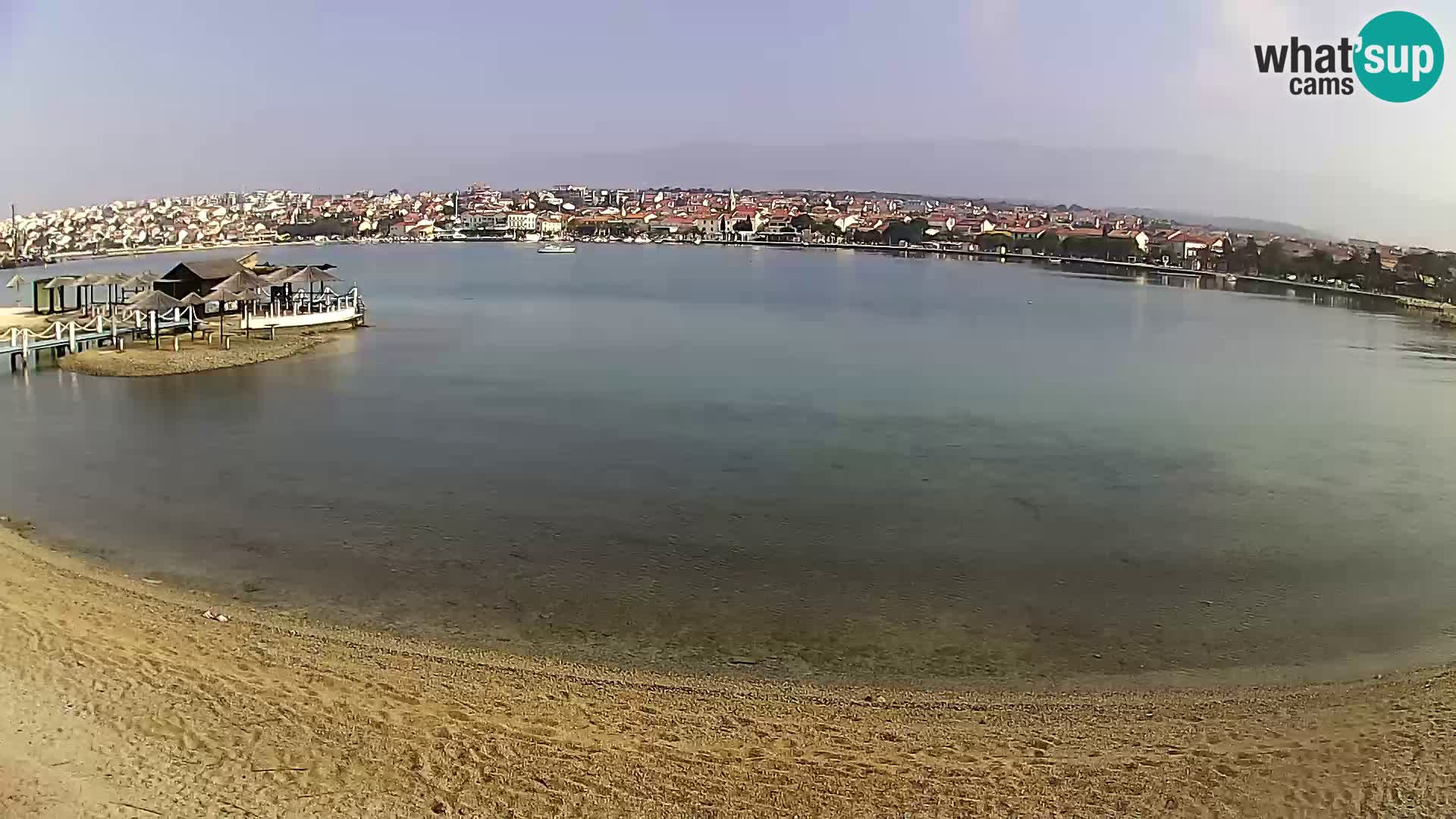 Live webcam Novalja – The Town beach