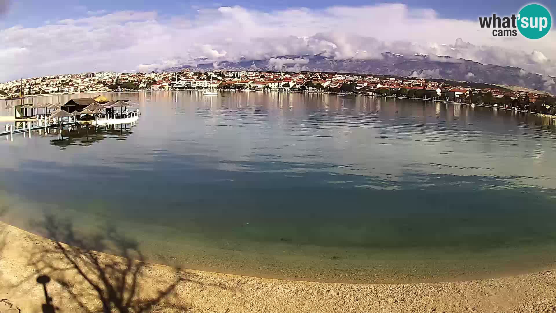 Novalja Kamera u živo – gradska plaža