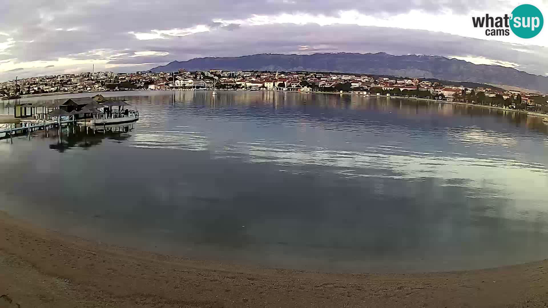 Live webcam Novalja – The Town beach