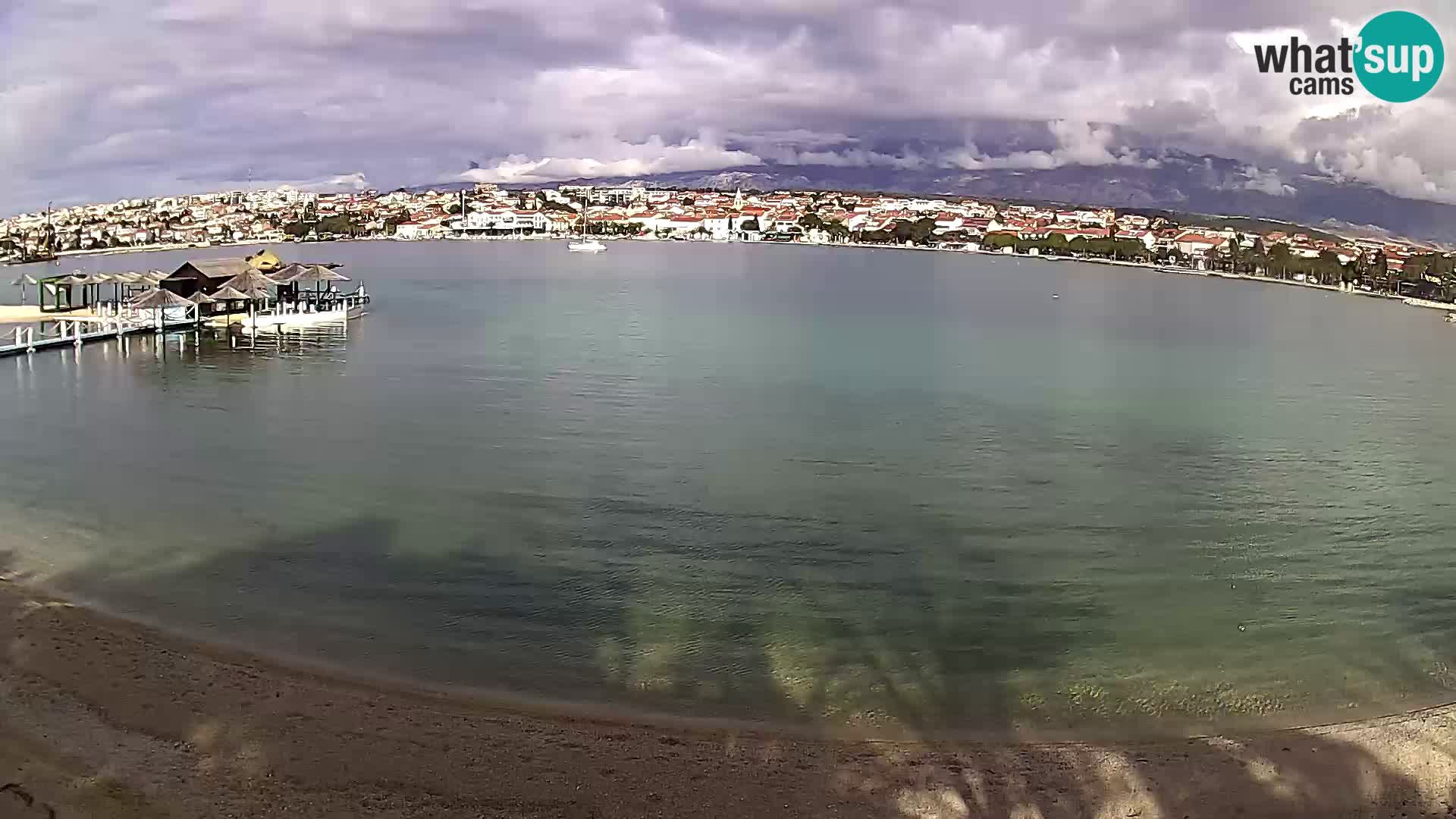 Live webcam Novalja – The Town beach