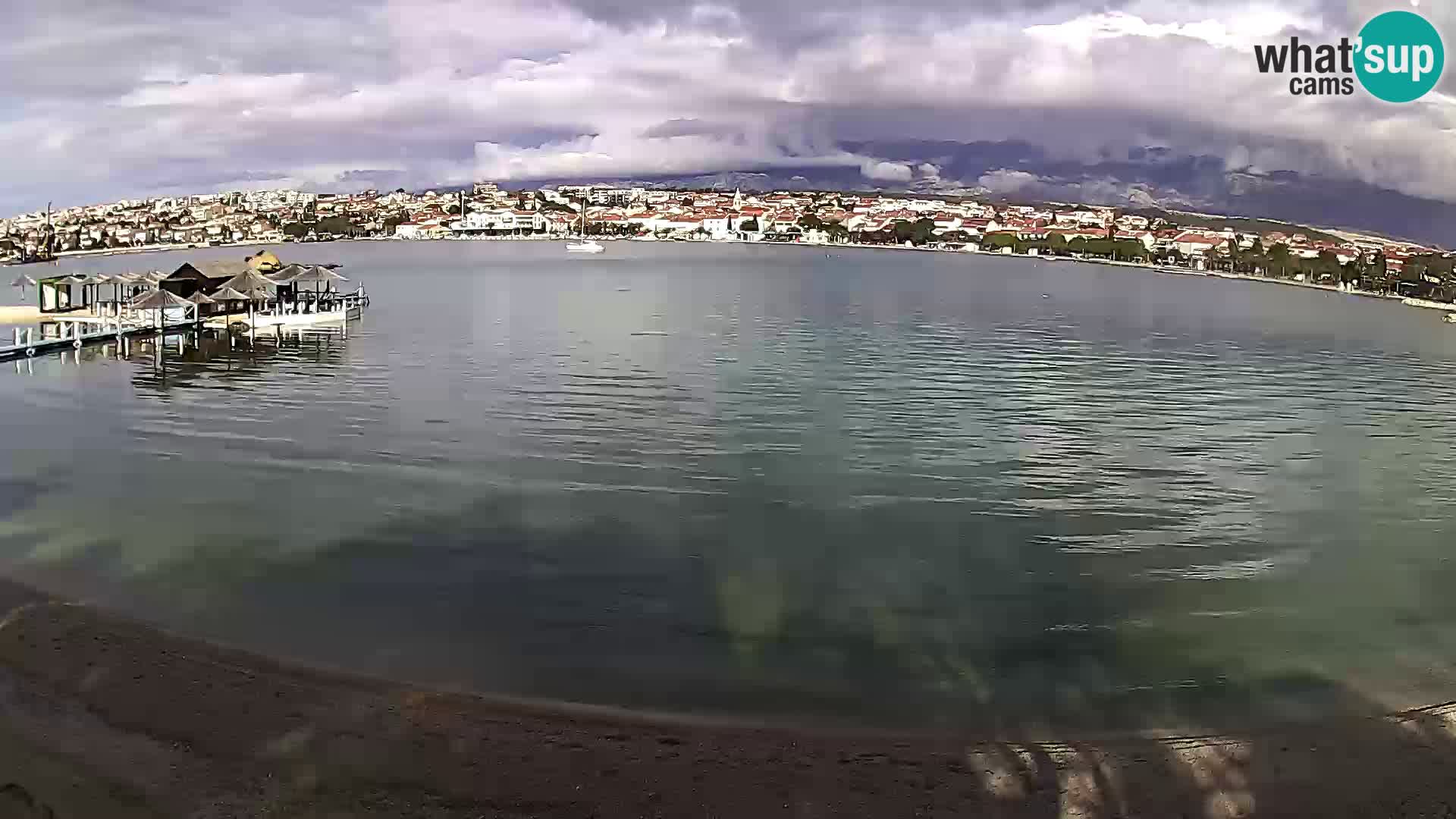 Novalja webcam – spiaggia cittadina