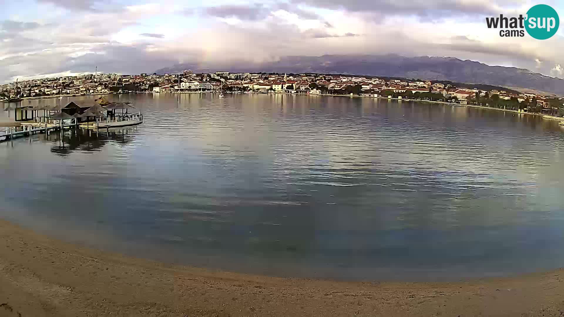 Novalja Kamera v živo – mestna plaža