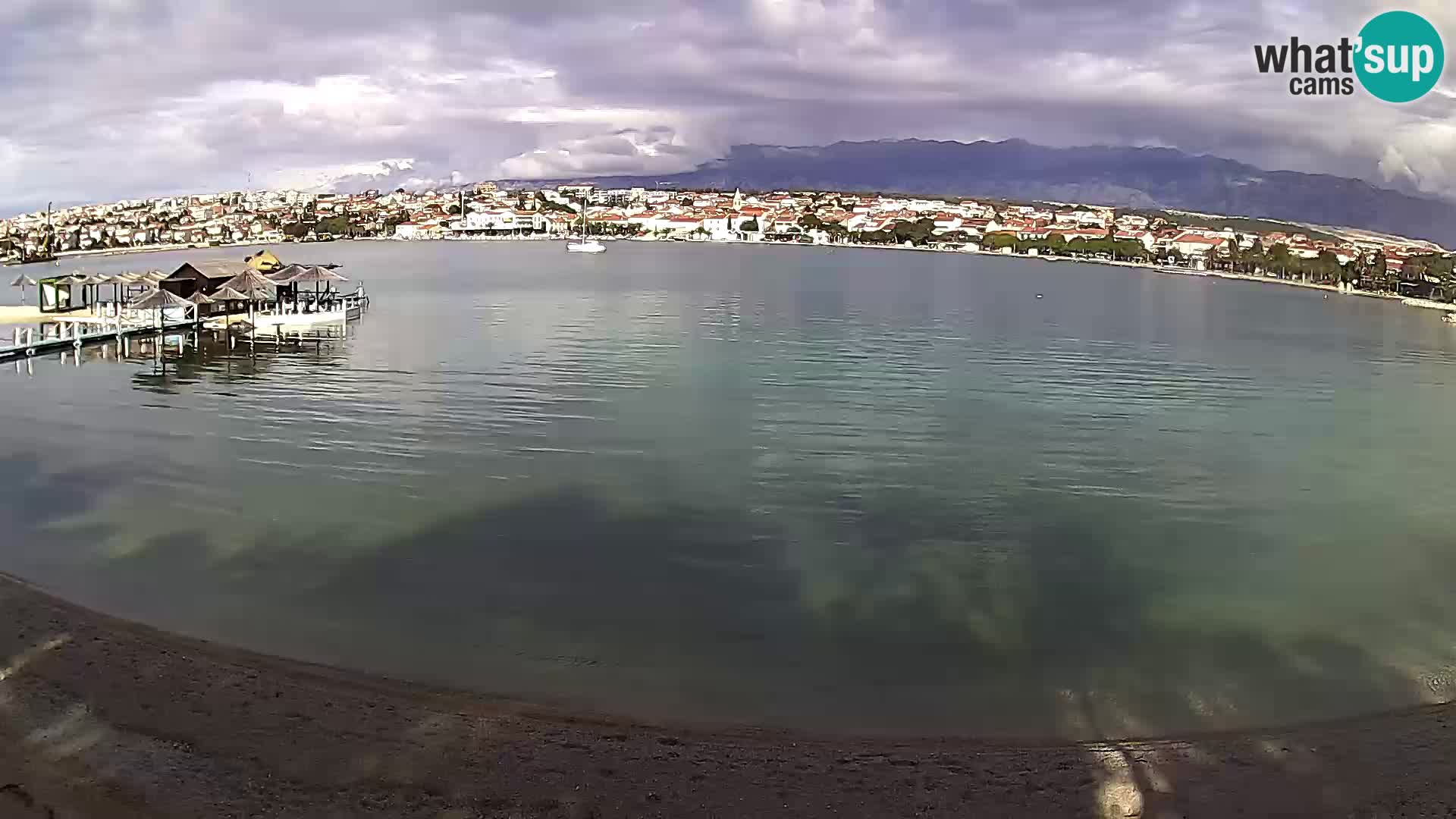 Live webcam Novalja – The Town beach