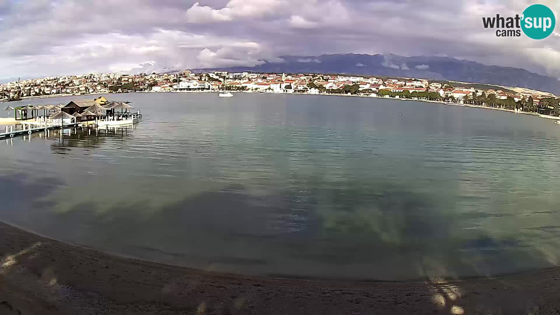 Novalja livecam – plage de la ville