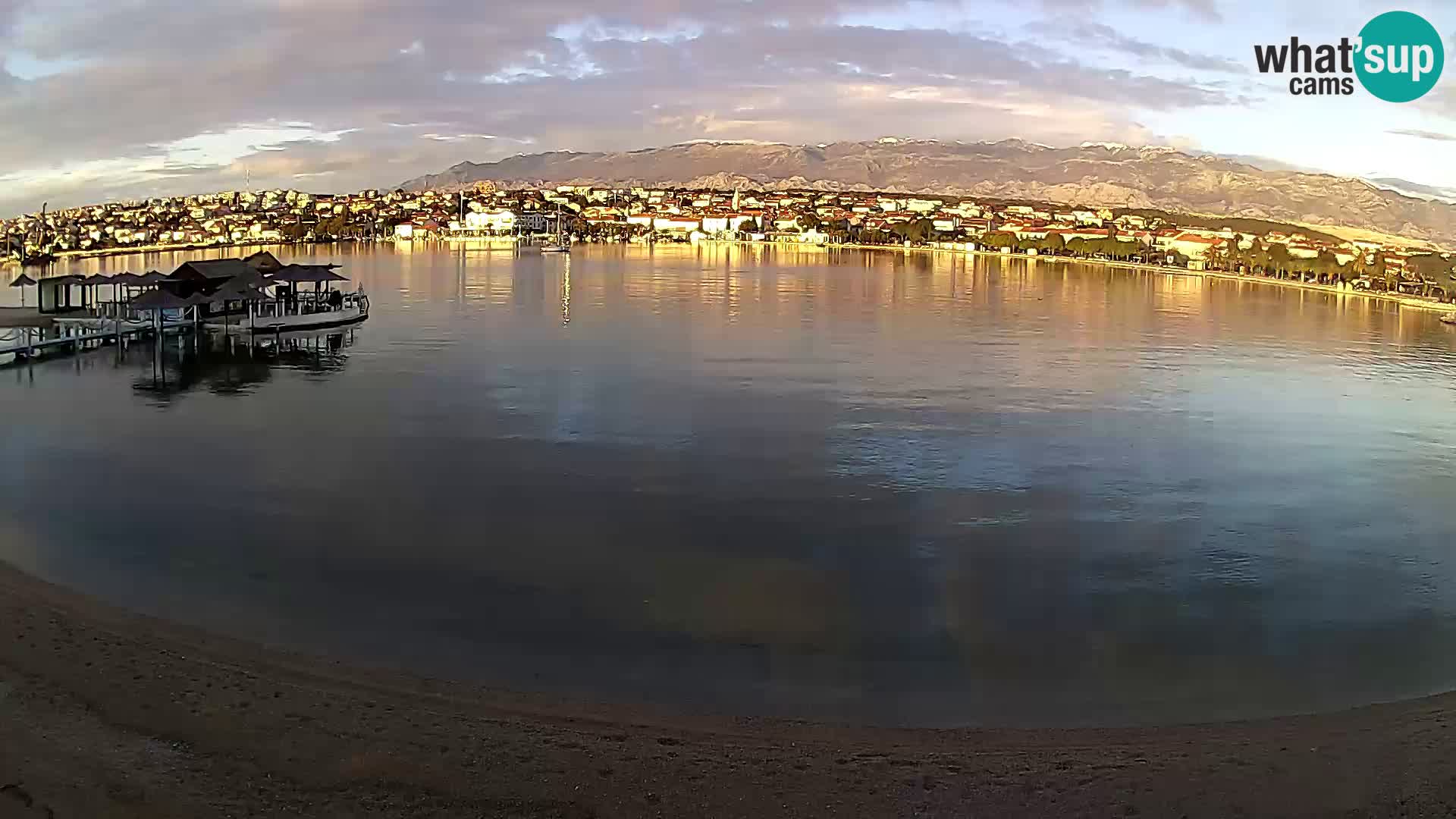 Live webcam Novalja – The Town beach