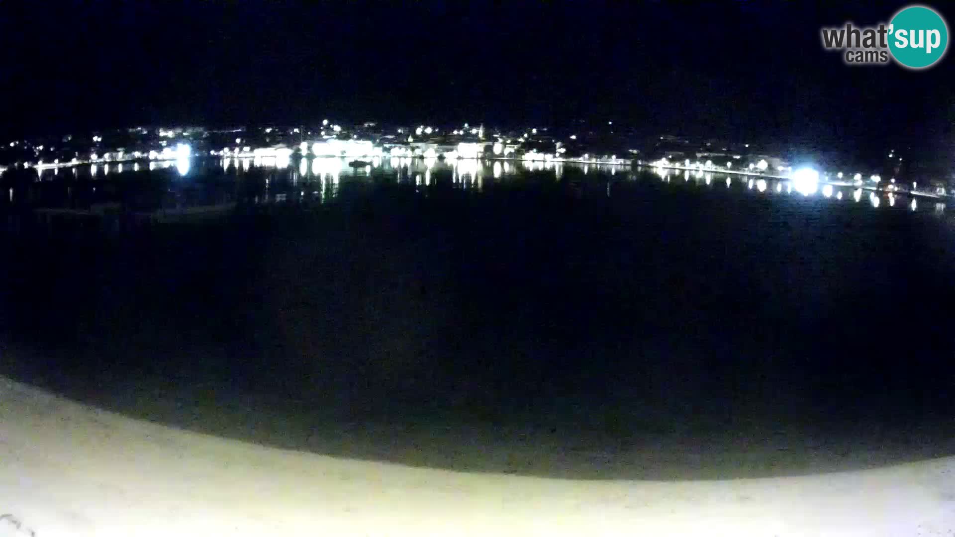 Novalja webcam – spiaggia cittadina