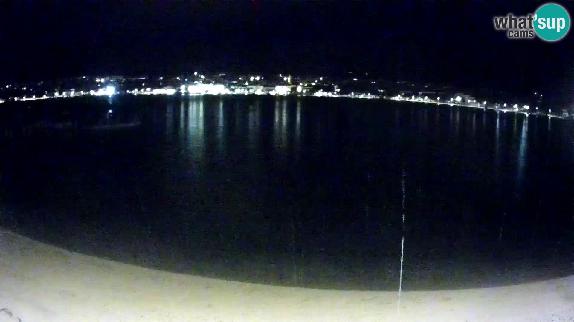 Novalja Kamera v živo – mestna plaža