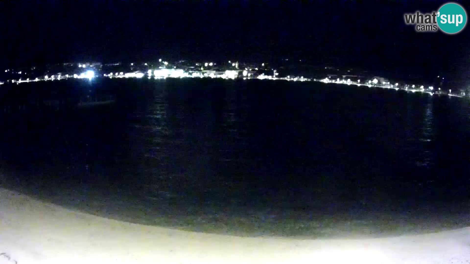 Novalja livecam – plage de la ville