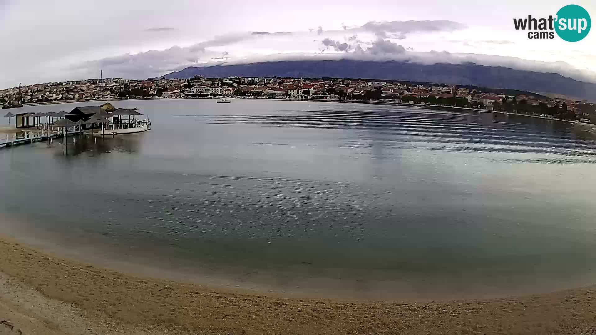 Novalja webcam – spiaggia cittadina