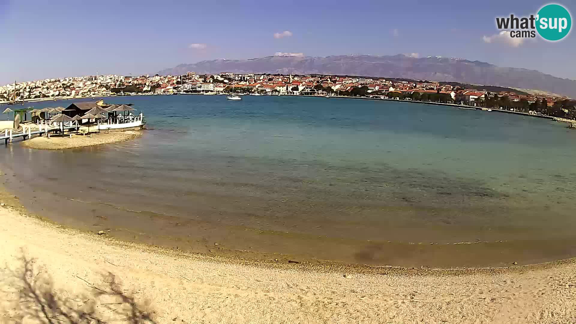 Novalja Kamera u živo – gradska plaža
