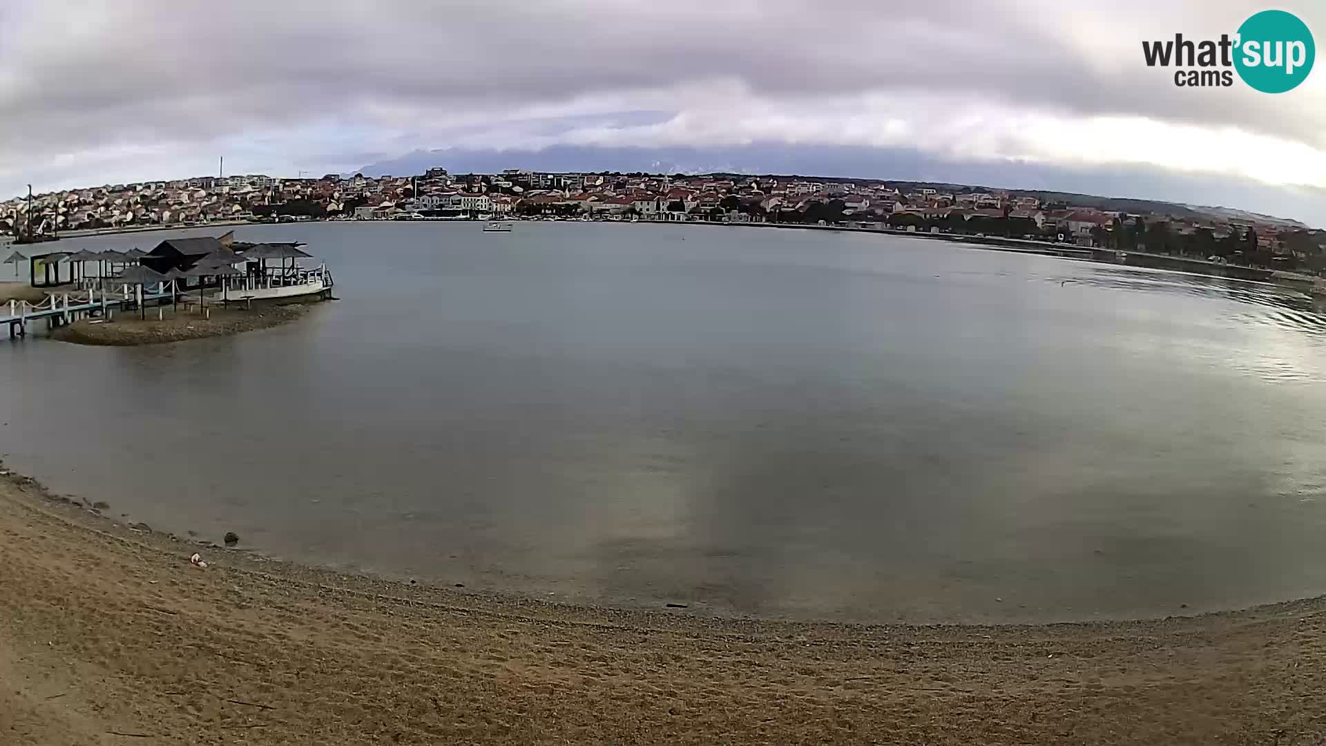 Novalja Kamera v živo – mestna plaža