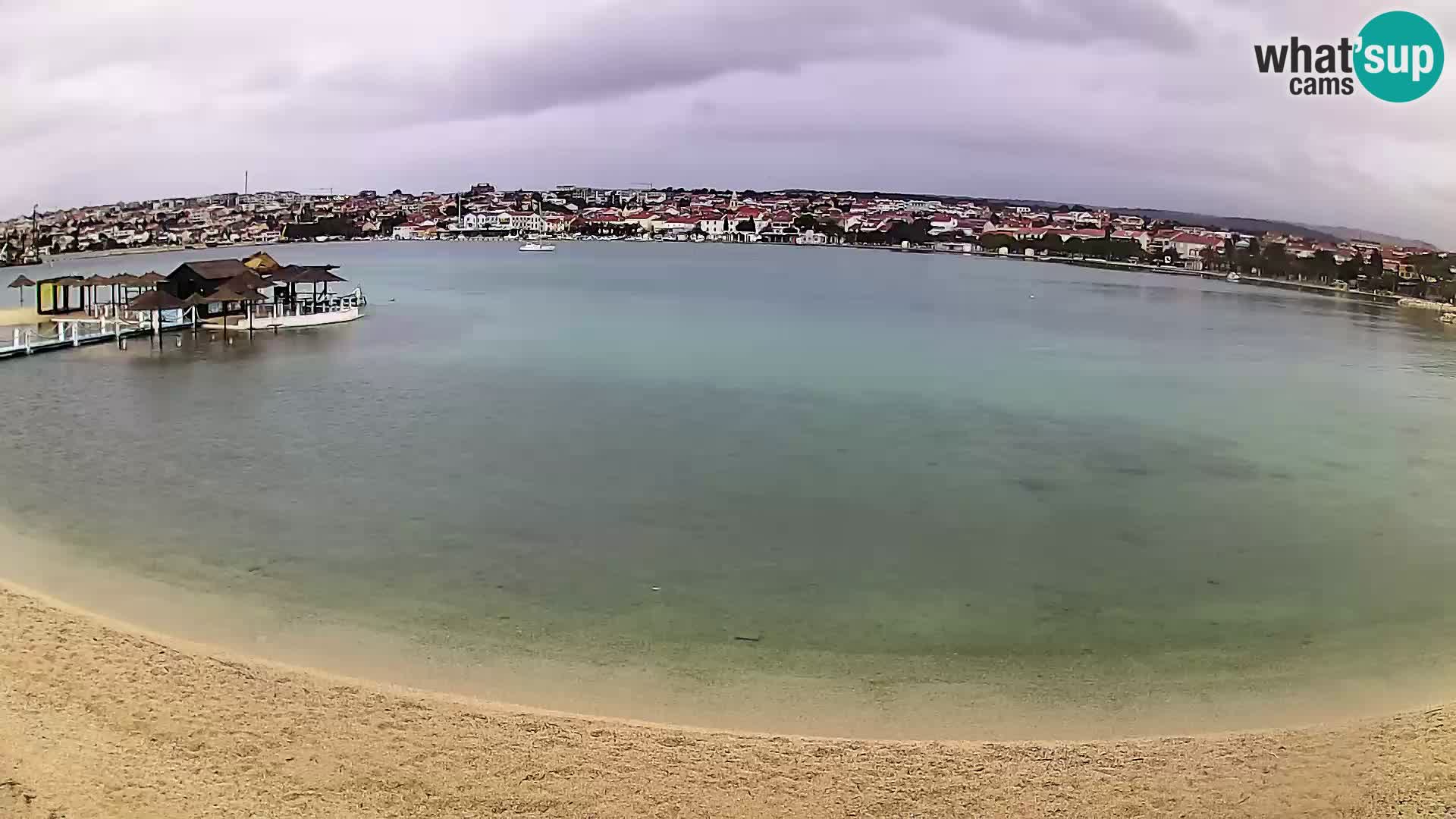 Live webcam Novalja – The Town beach