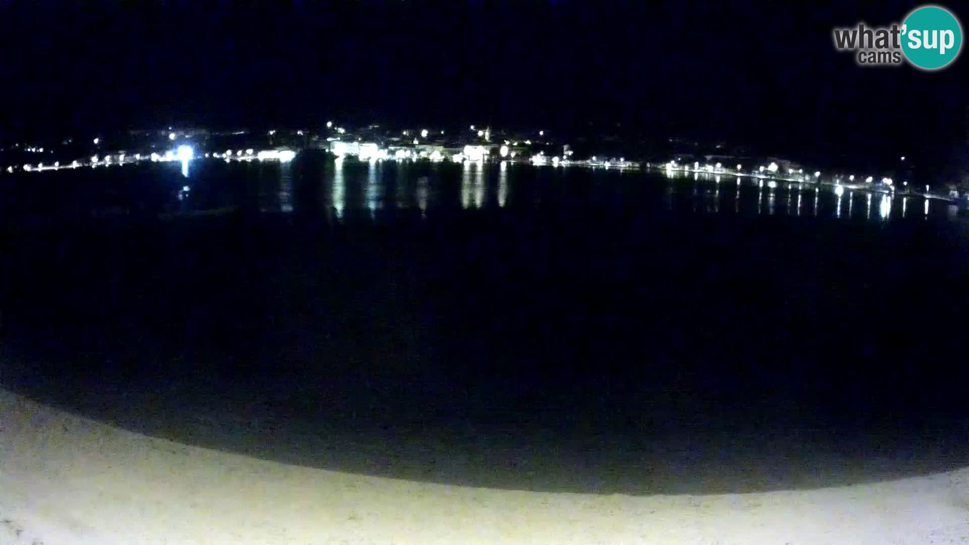 Novalja livecam – plage de la ville