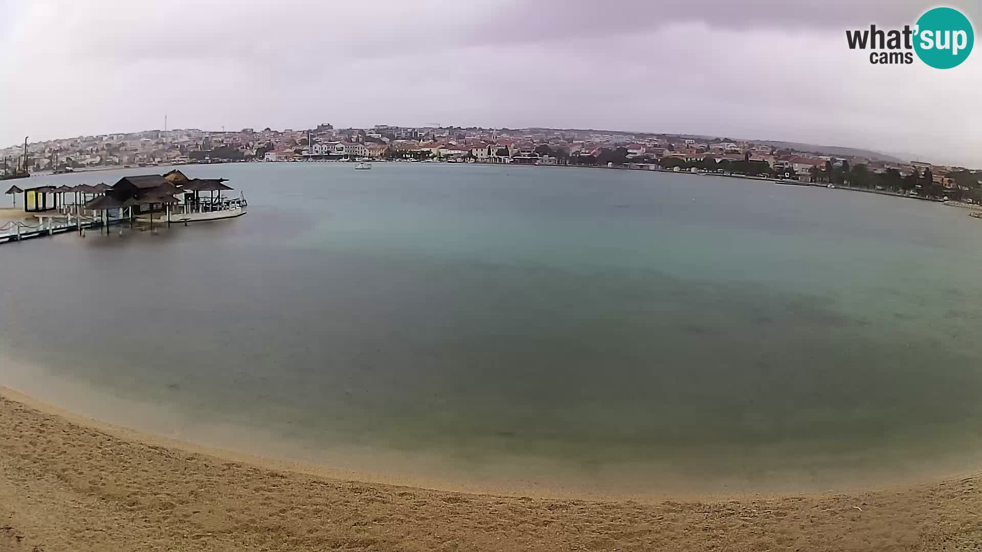 Live webcam Novalja – The Town beach