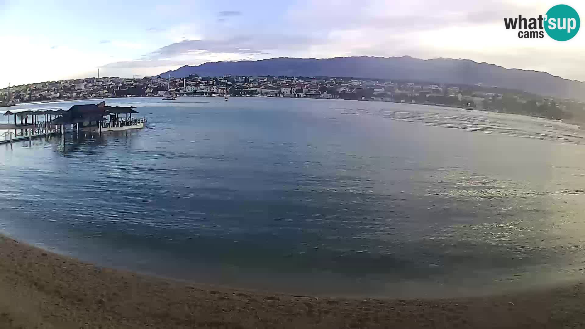 Novalja livecam – plage de la ville