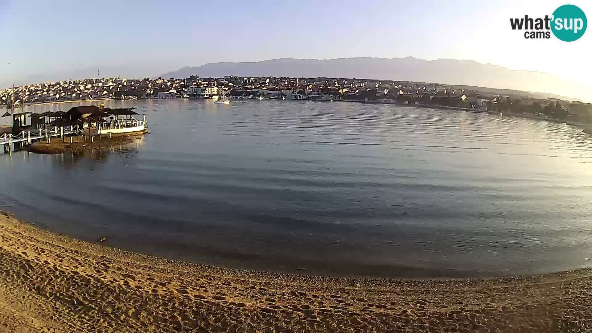 Live webcam Novalja – The Town beach