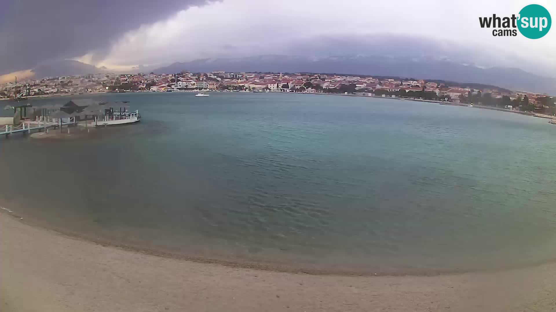 Novalja Kamera v živo – mestna plaža