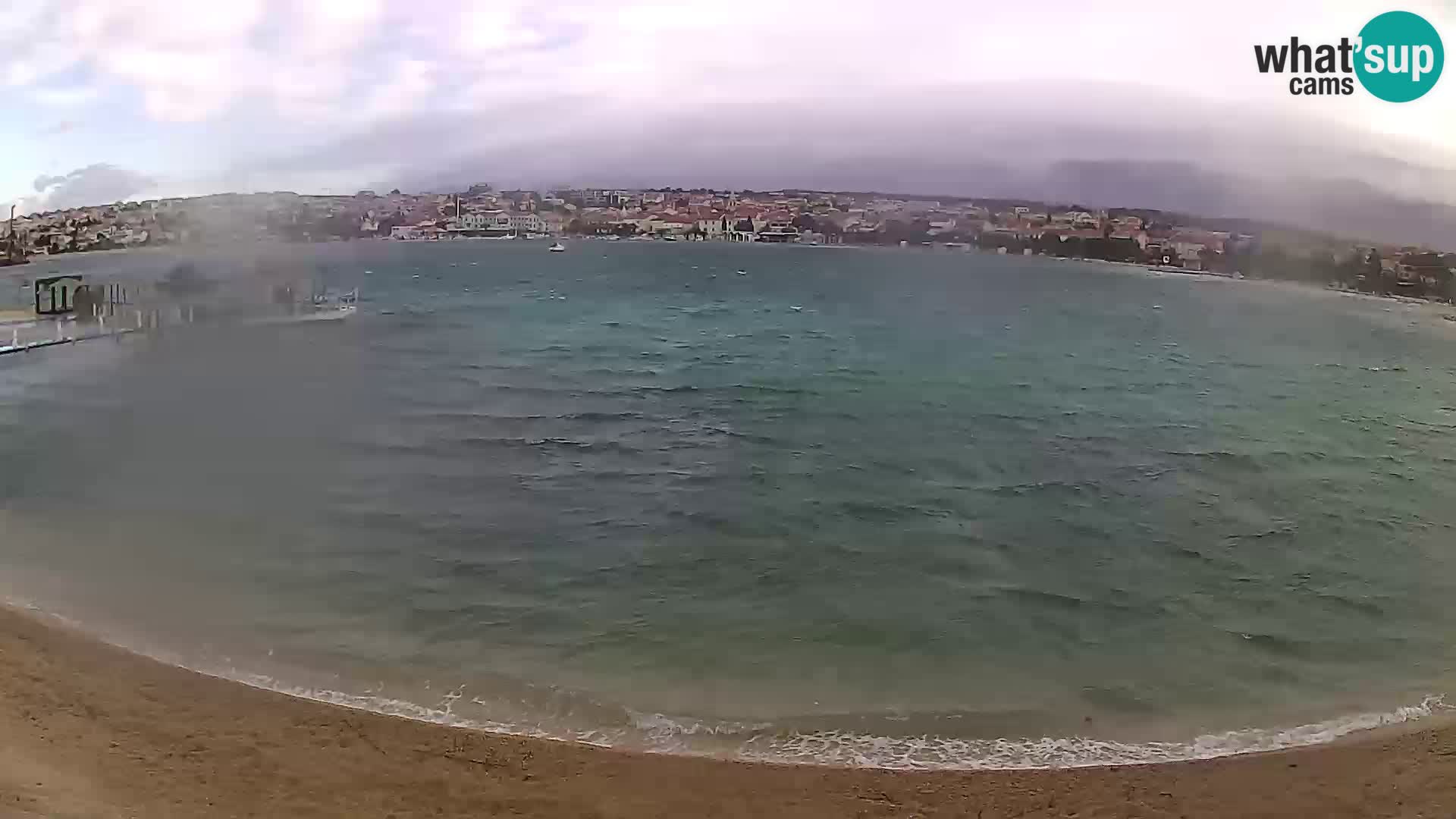 Live webcam Novalja – The Town beach