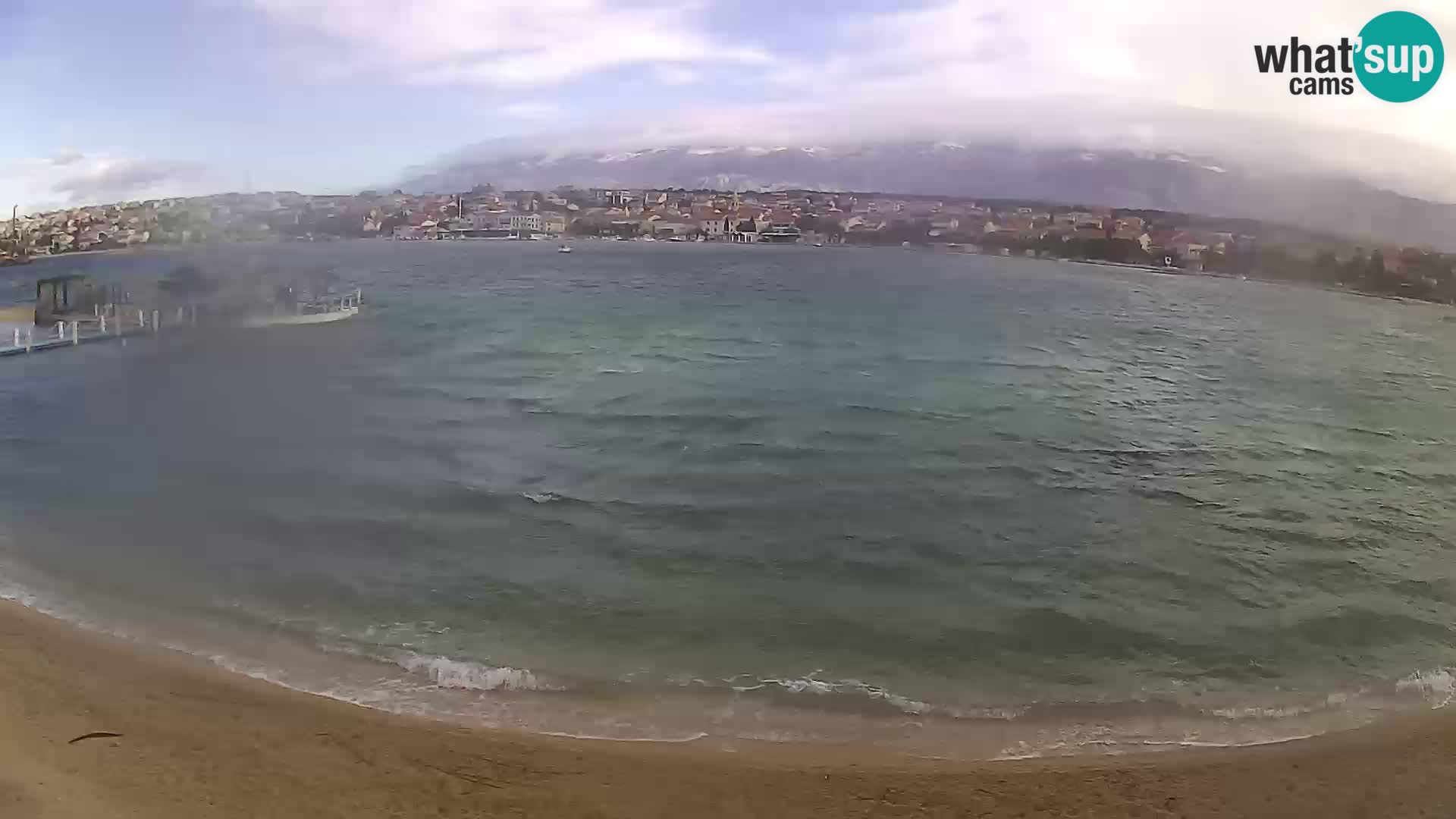 Novalja Kamera v živo – mestna plaža