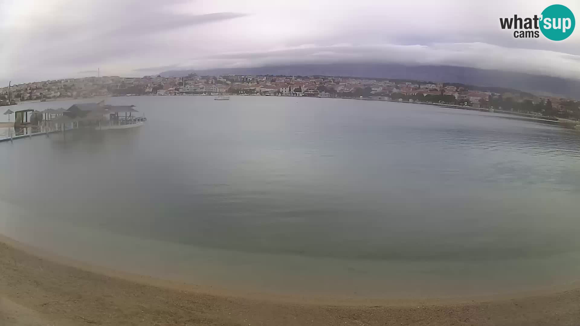 Live webcam Novalja – The Town beach