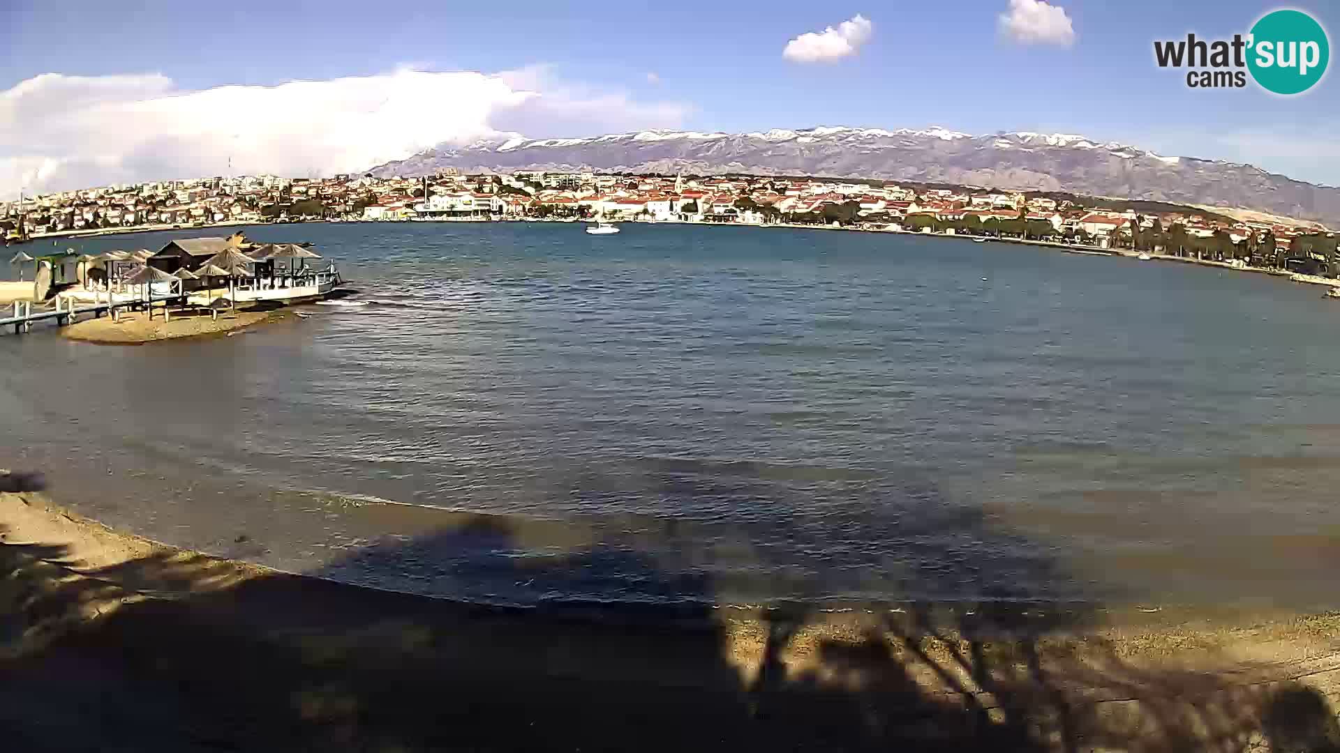 Novalja webcam – spiaggia cittadina