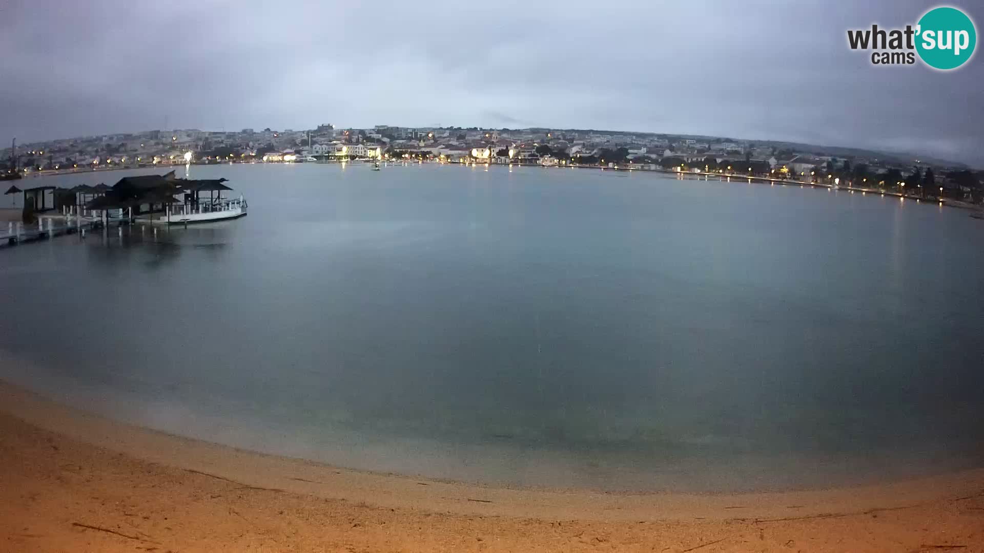 Novalja webcam – spiaggia cittadina