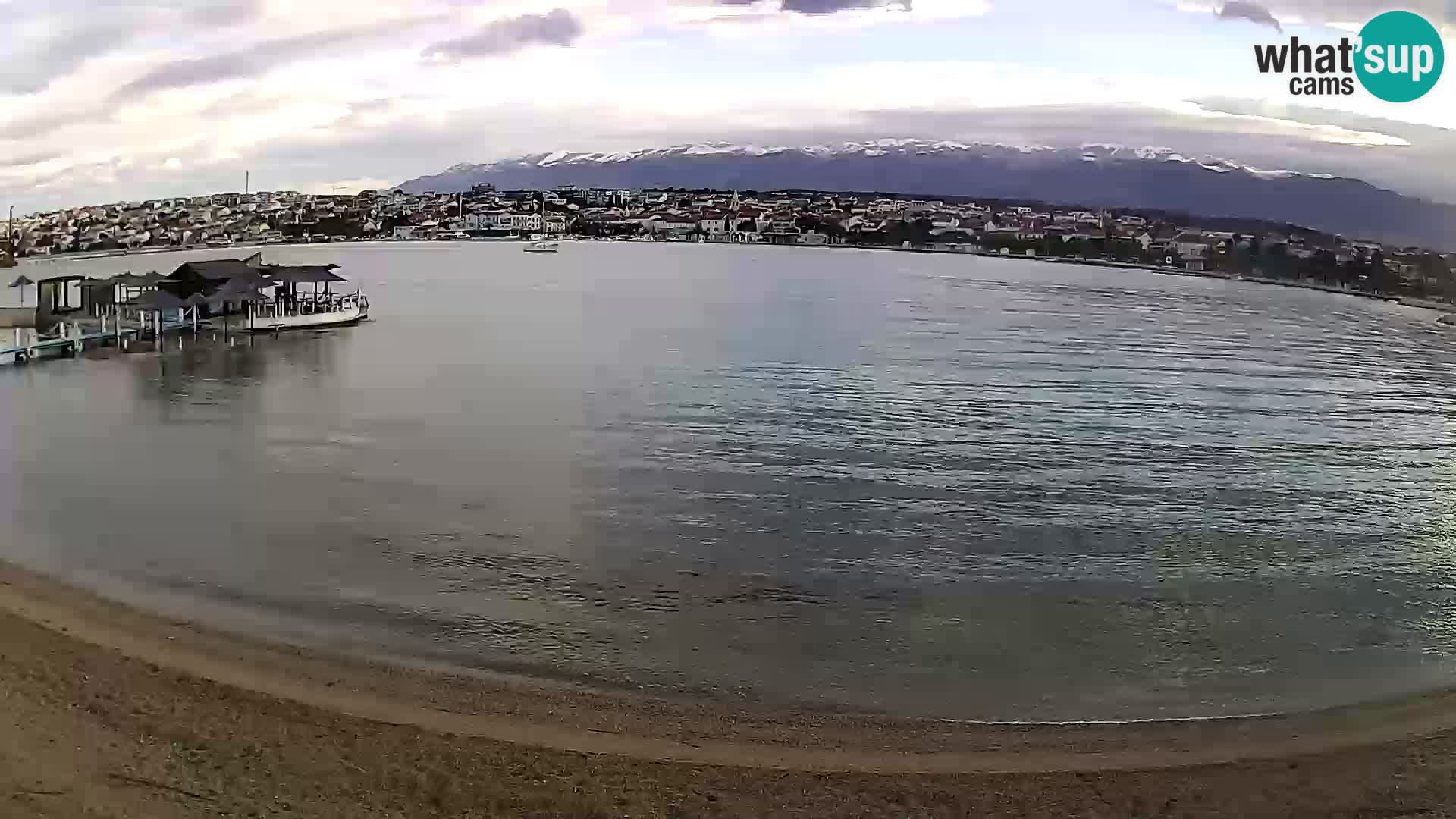 Live webcam Novalja – The Town beach