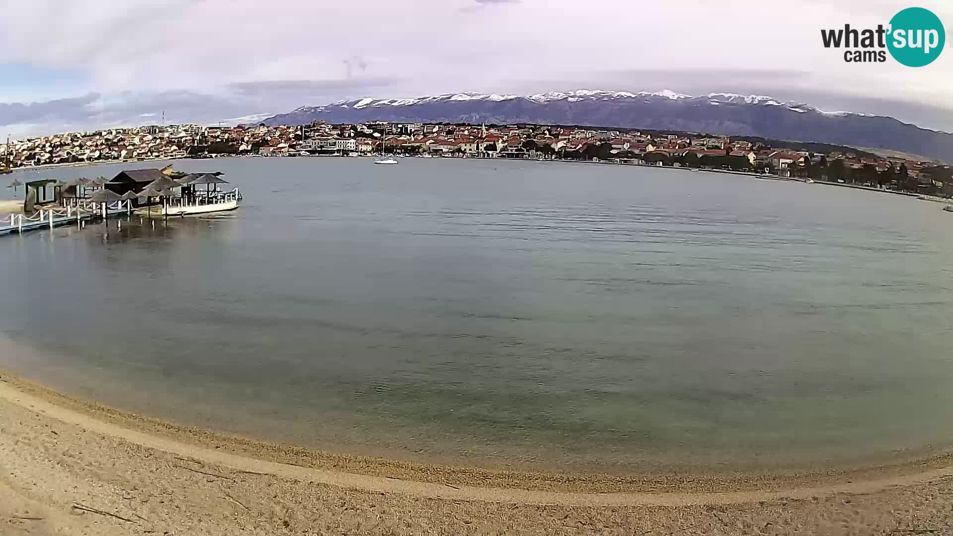 Novalja webcam – spiaggia cittadina